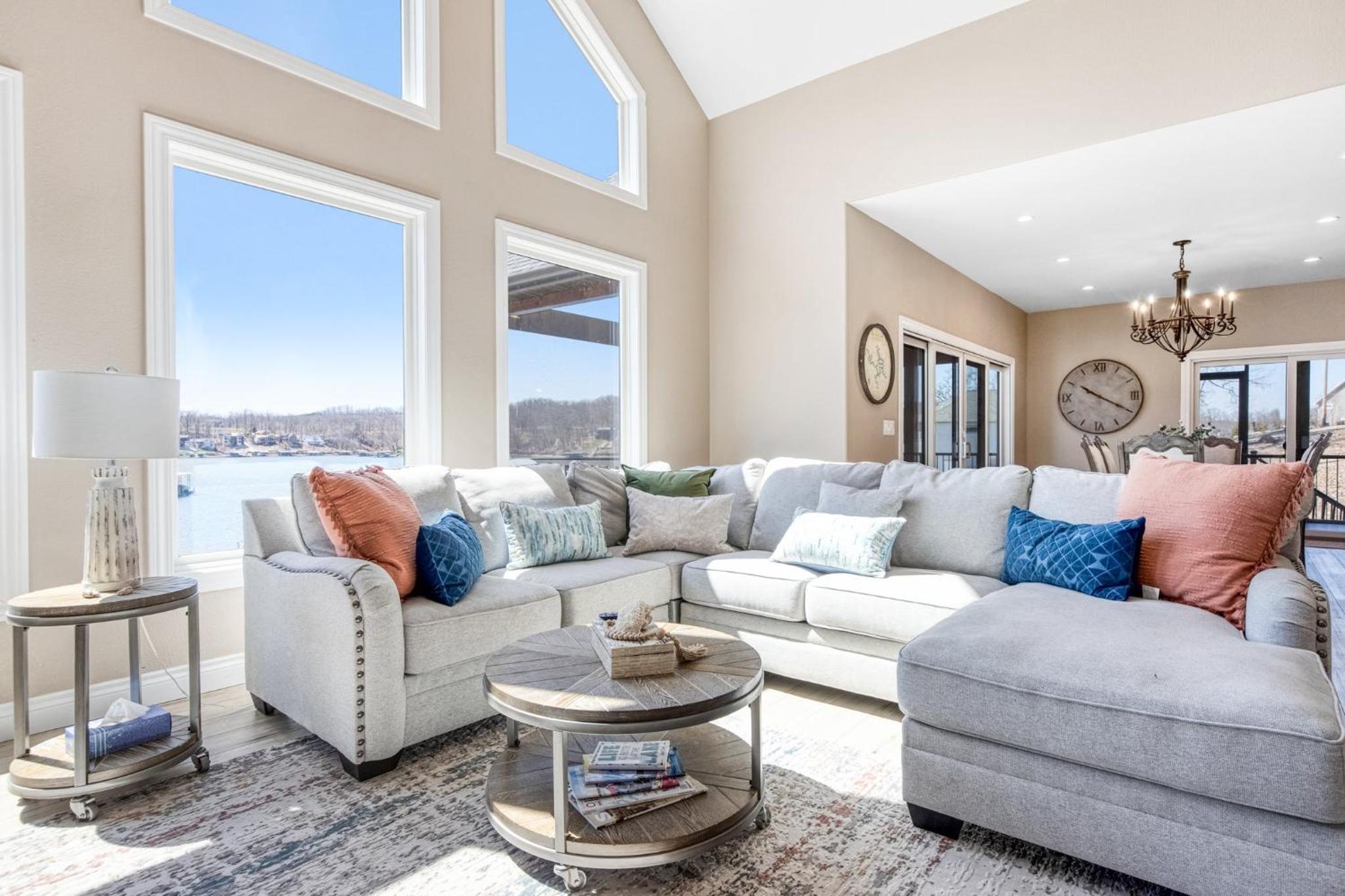 Luxury Home on Cove with Boat Slips, Waterslides, and Jump Deck