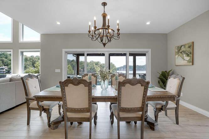 Luxury Home on Cove with Boat Slips, Waterslides, and Jump Deck