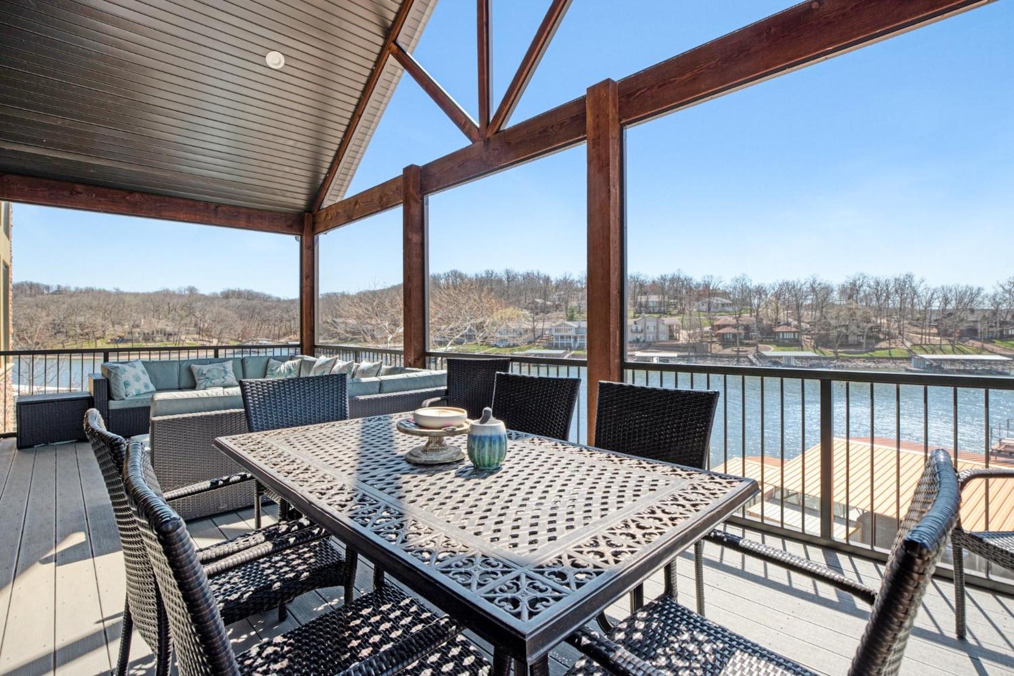 Luxury Home on Cove with Boat Slips, Waterslides, and Jump Deck