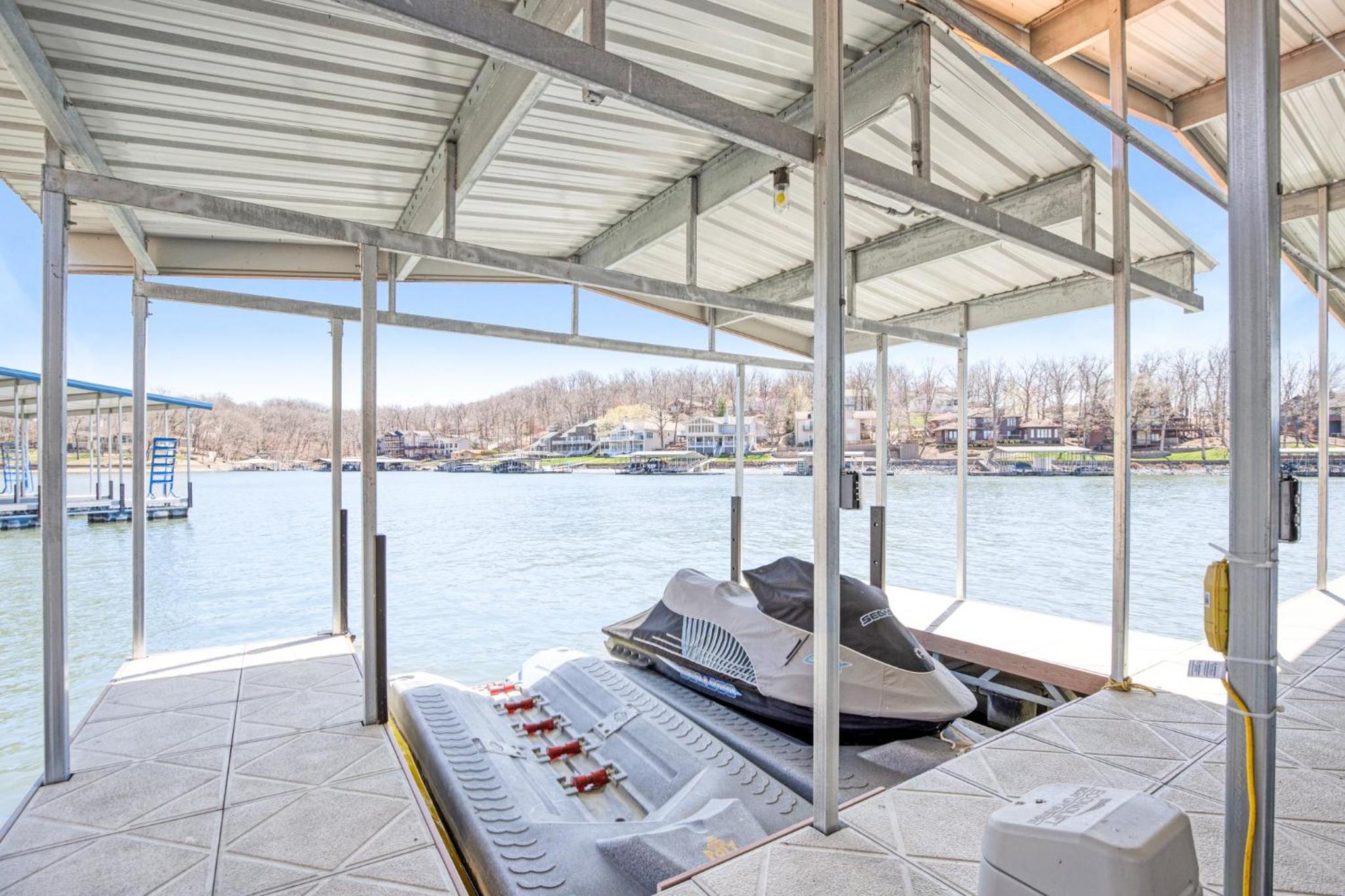 Luxury Home on Cove with Boat Slips, Waterslides, and Jump Deck