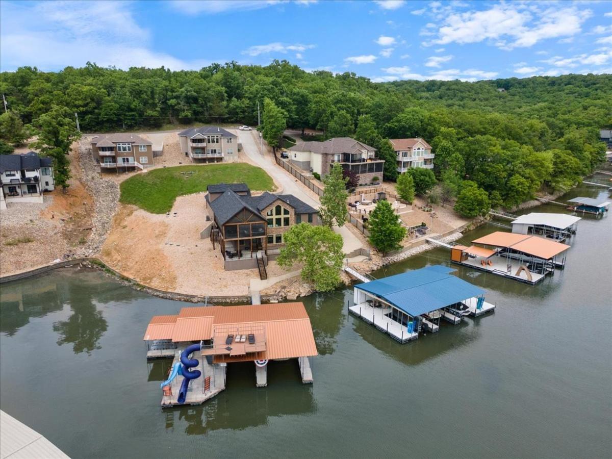 Luxury Home on Cove with Boat Slips, Waterslides, and Jump Deck