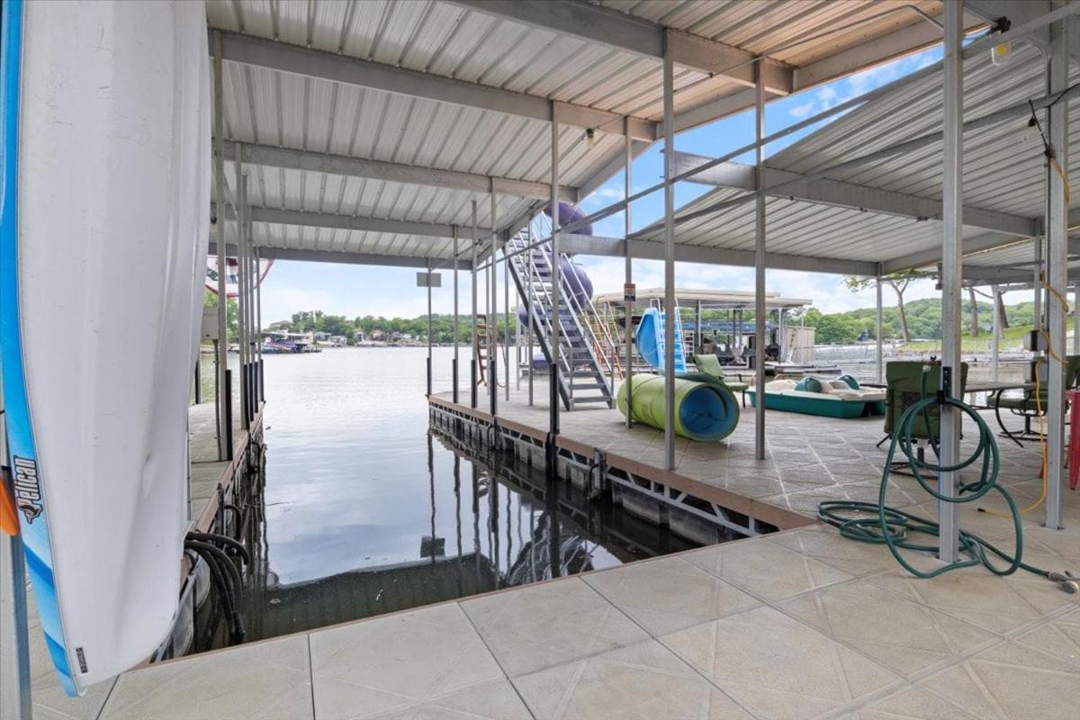 Luxury Home on Cove with Boat Slips, Waterslides, and Jump Deck