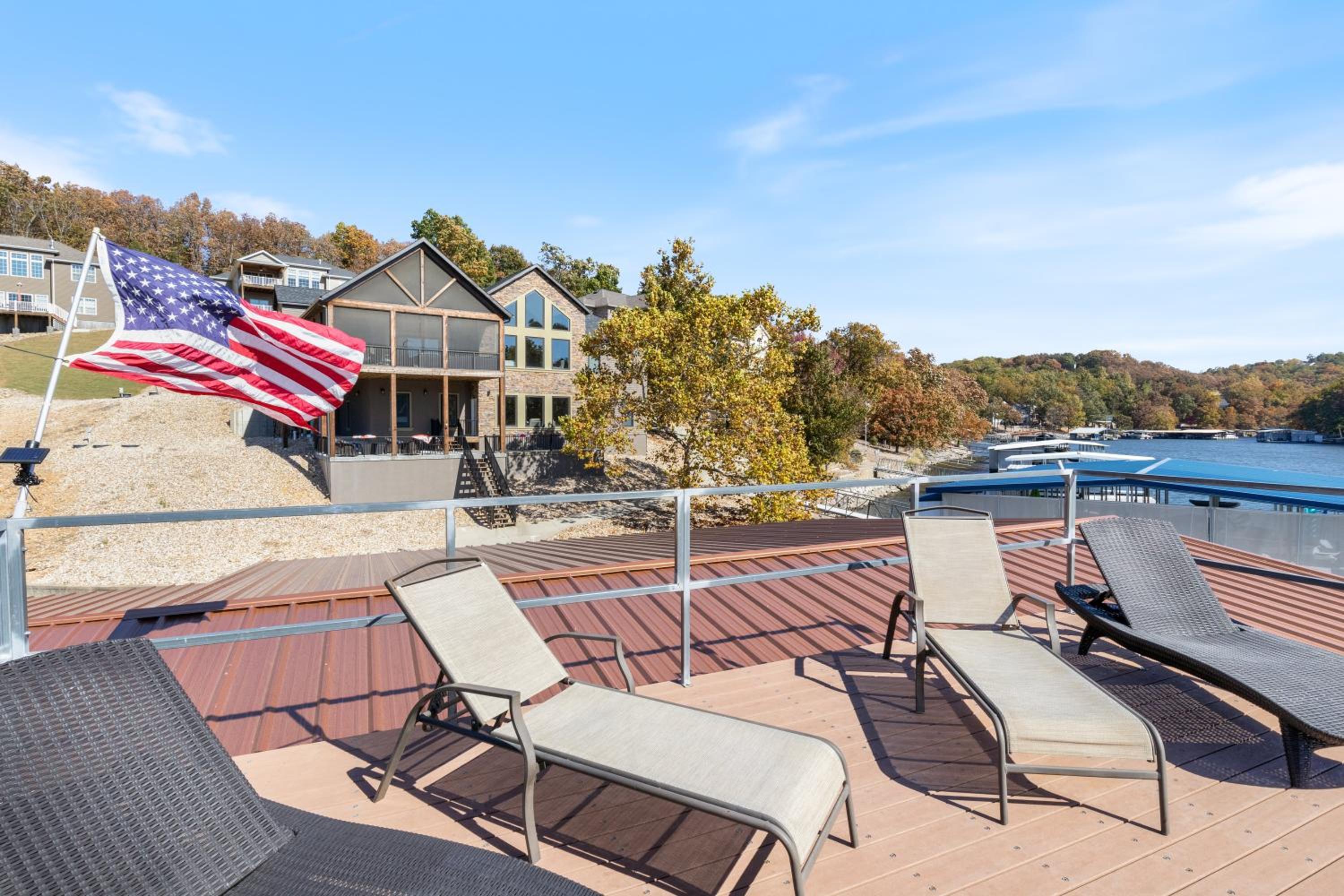 Luxury Home on Cove with Boat Slips, Waterslides, and Jump Deck