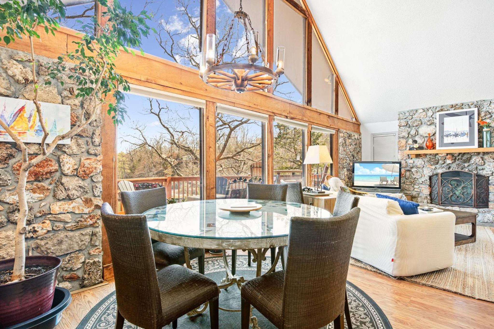 Woodmont Point - Wooded Private Lakefront Retreat with Deep Cove Dock and Great Swimming!