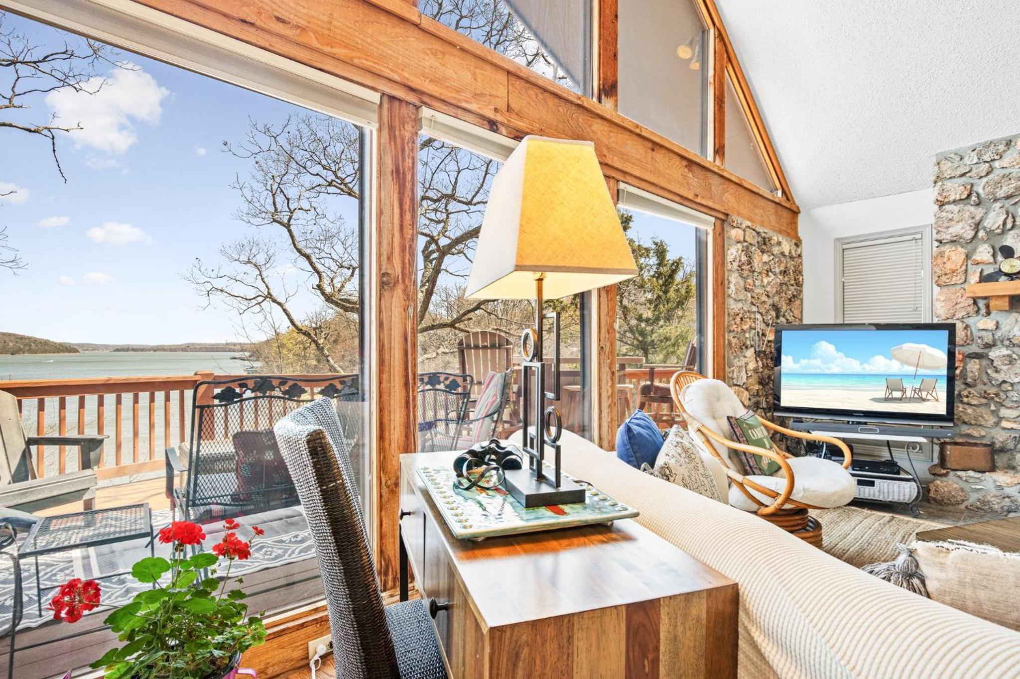 Woodmont Point - Wooded Private Lakefront Retreat with Deep Cove Dock and Great Swimming!
