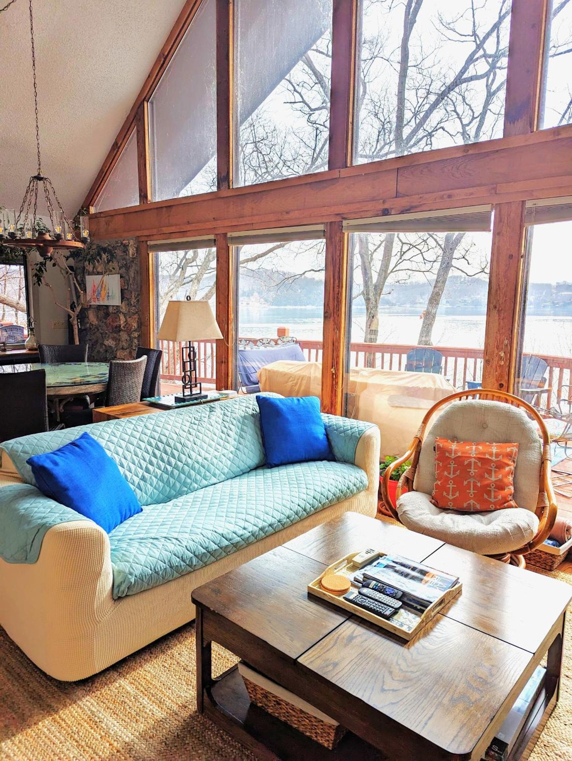 Woodmont Point - Wooded Private Lakefront Retreat with Deep Cove Dock and Great Swimming!