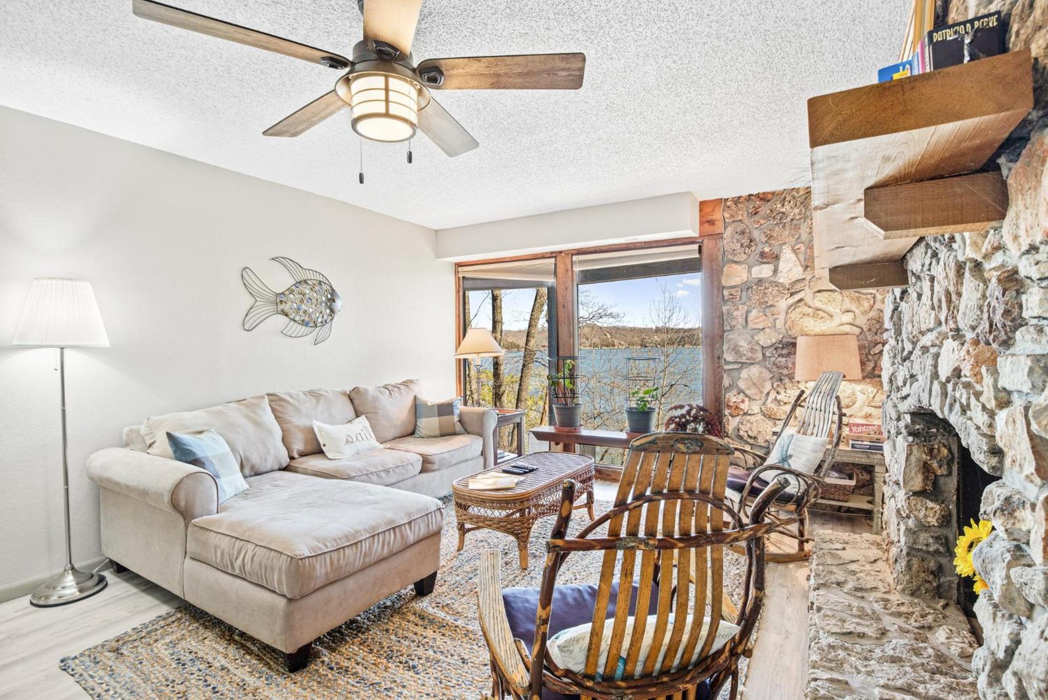 Woodmont Point - Wooded Private Lakefront Retreat with Deep Cove Dock and Great Swimming!