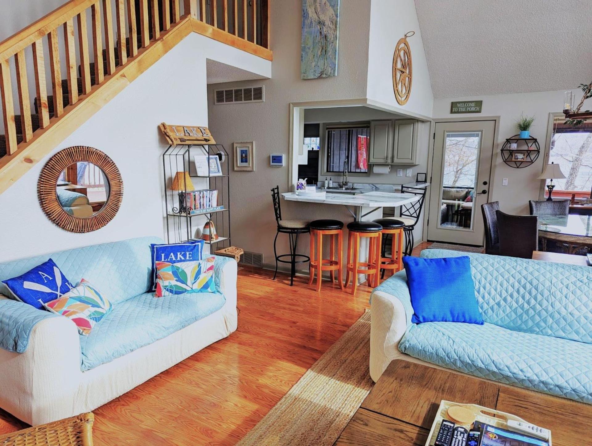 Woodmont Point - Wooded Private Lakefront Retreat with Deep Cove Dock and Great Swimming!