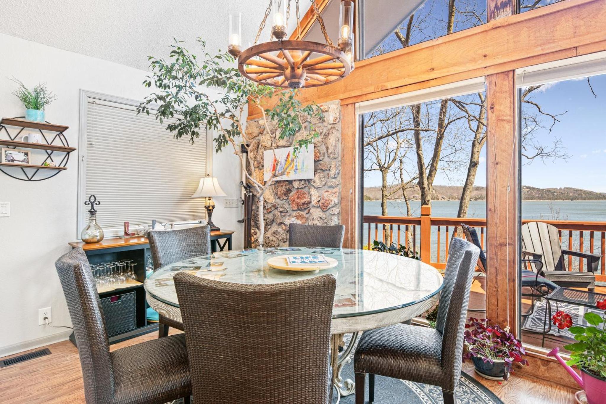 Woodmont Point - Wooded Private Lakefront Retreat with Deep Cove Dock and Great Swimming!