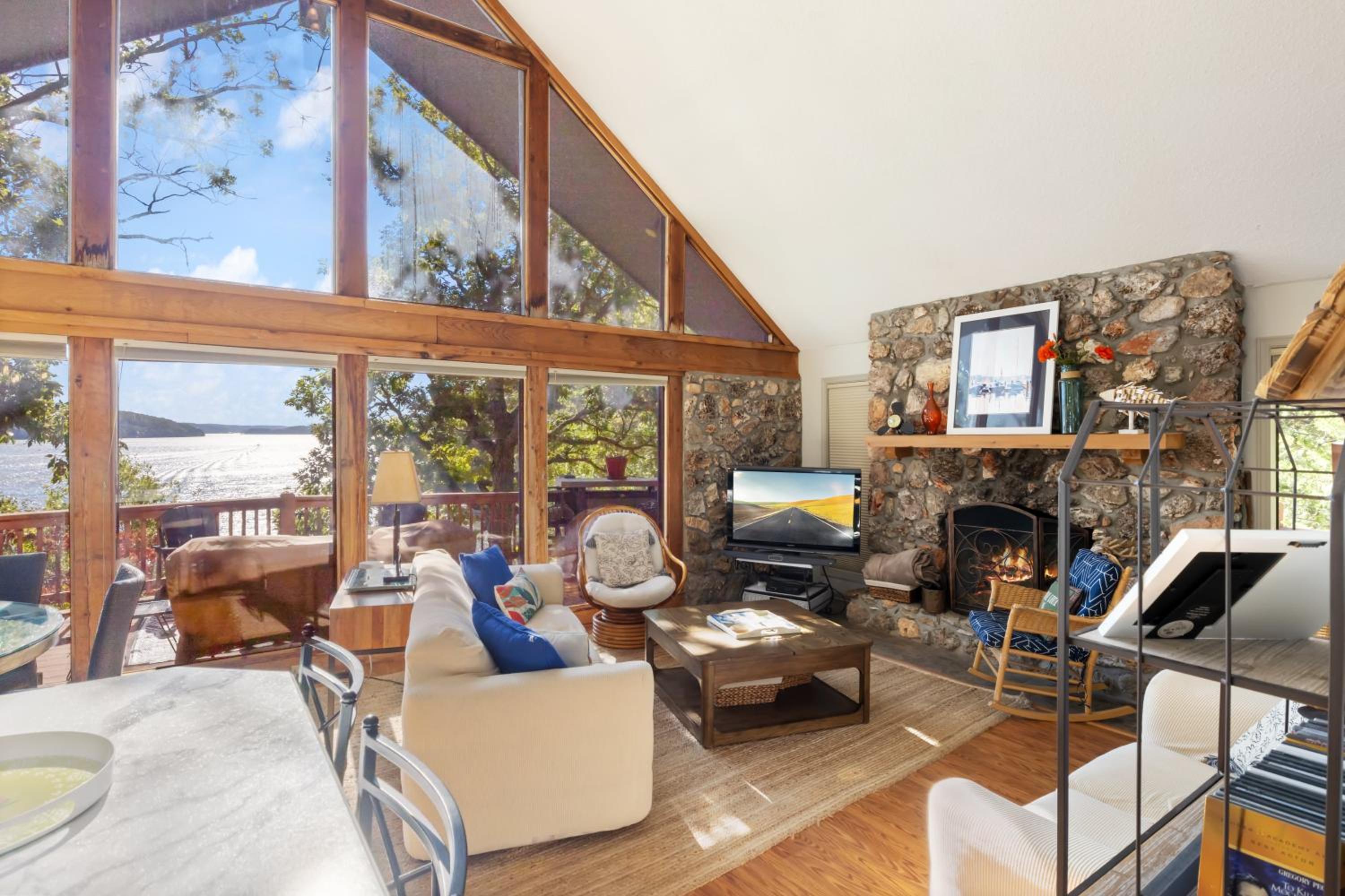 Woodmont Point - Wooded Private Lakefront Retreat with Deep Cove Dock and Great Swimming!