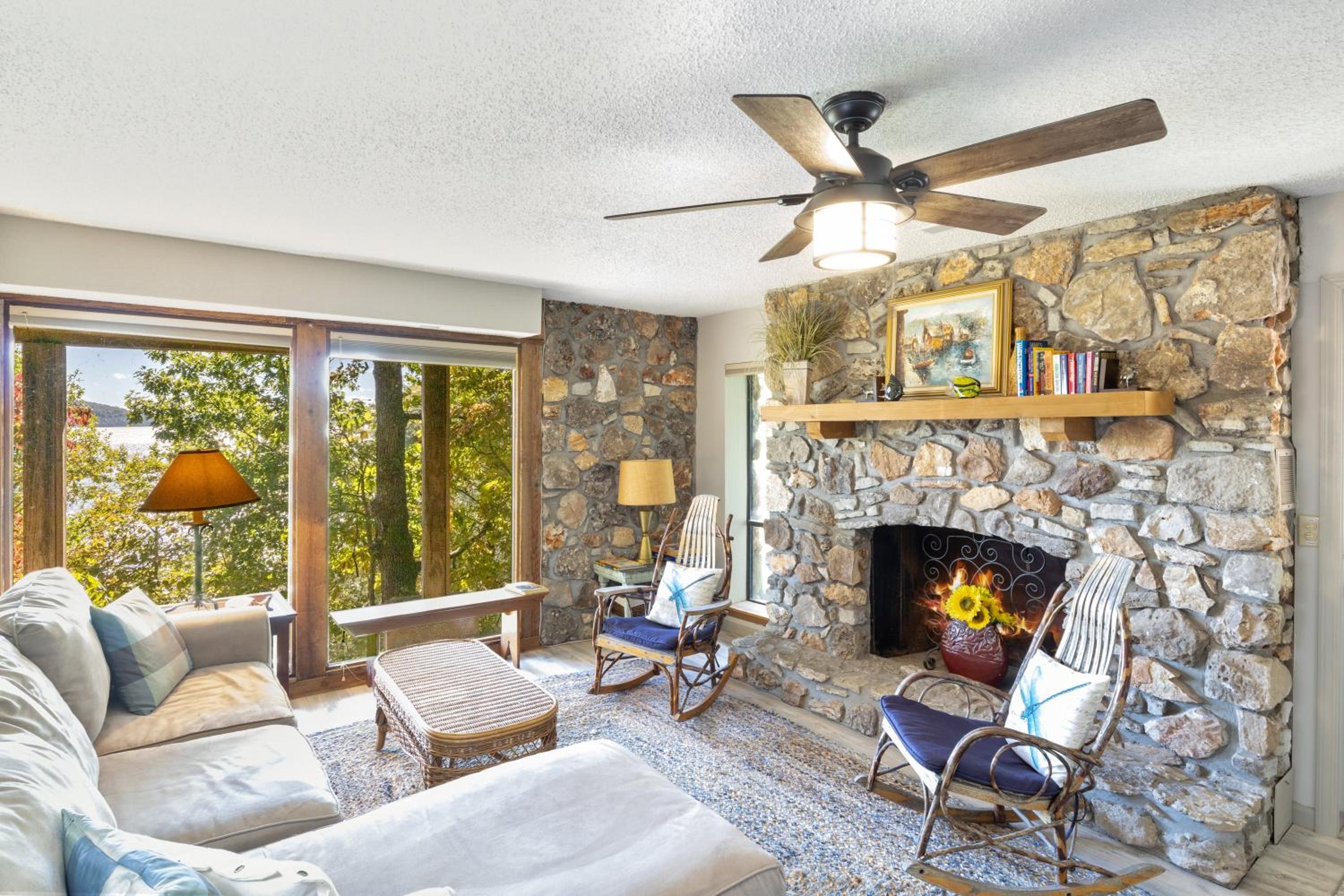 Woodmont Point - Wooded Private Lakefront Retreat with Deep Cove Dock and Great Swimming!
