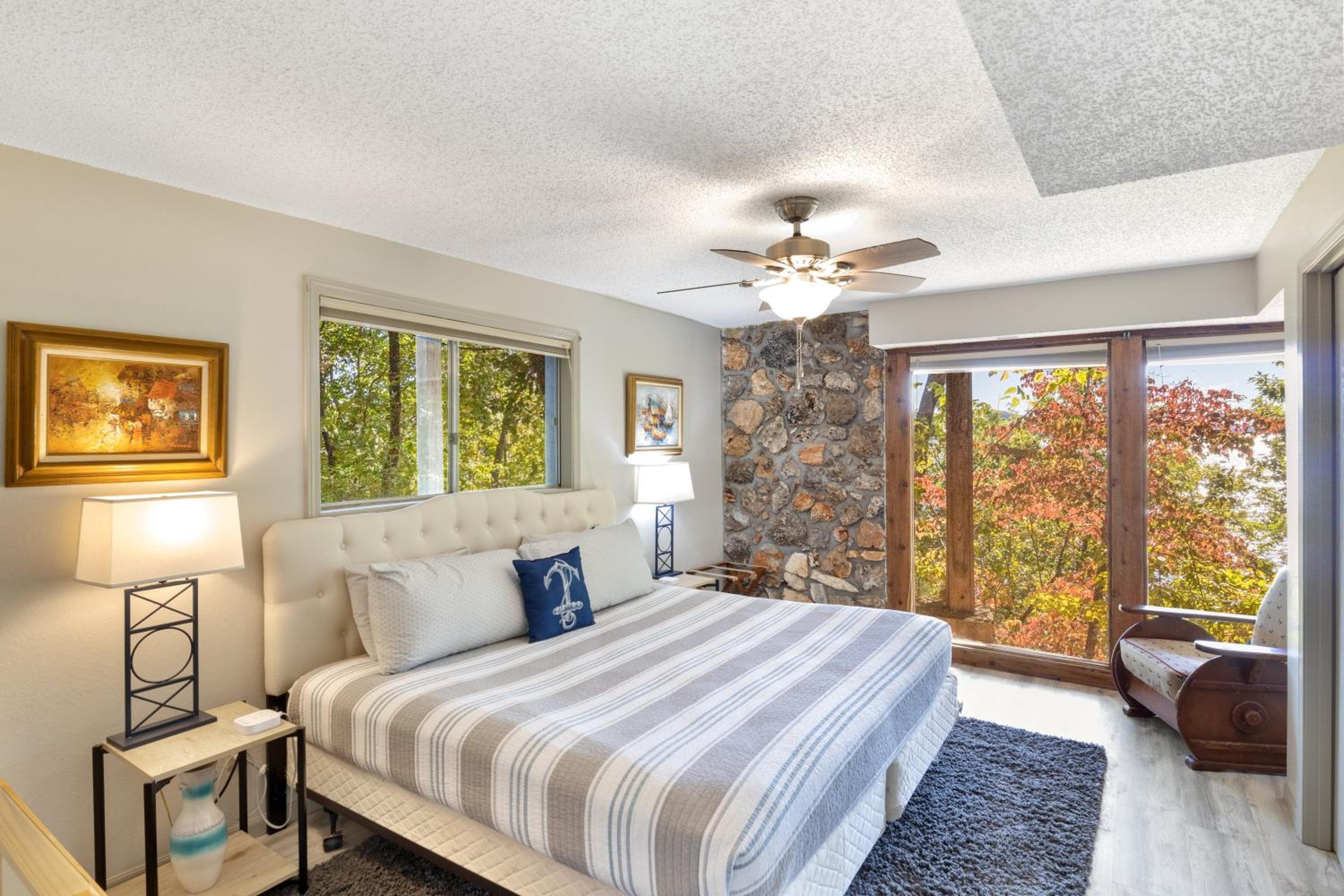 Woodmont Point - Wooded Private Lakefront Retreat with Deep Cove Dock and Great Swimming!