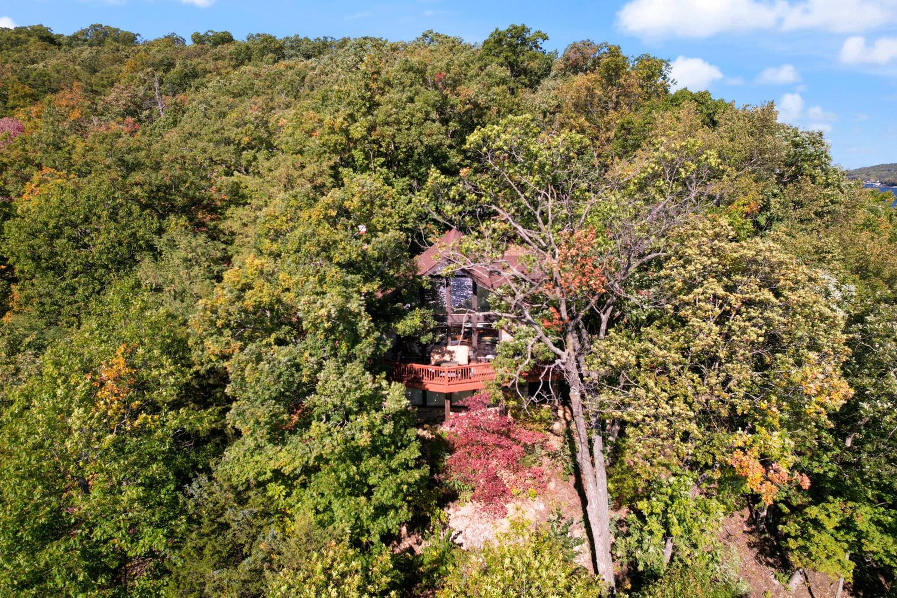 Woodmont Point - Wooded Private Lakefront Retreat with Deep Cove Dock and Great Swimming!