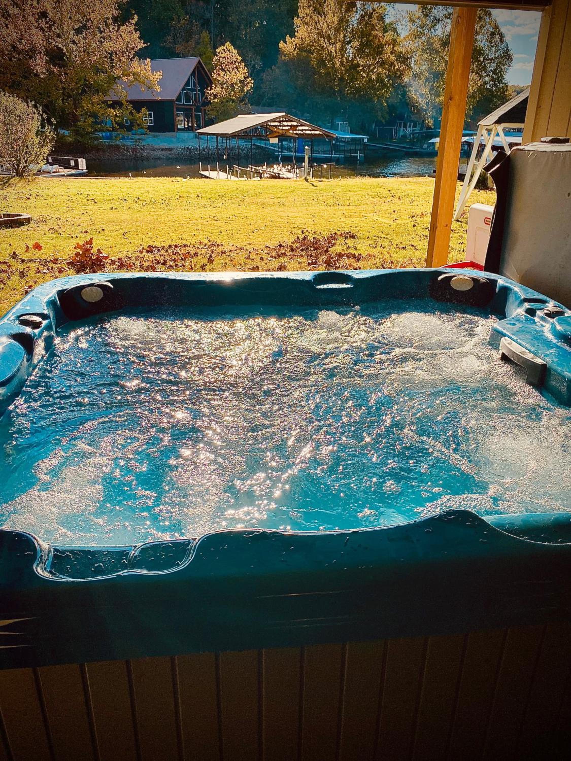 New! 2 Homes-Firepit, Hot Tub, Huge Yard and Dock