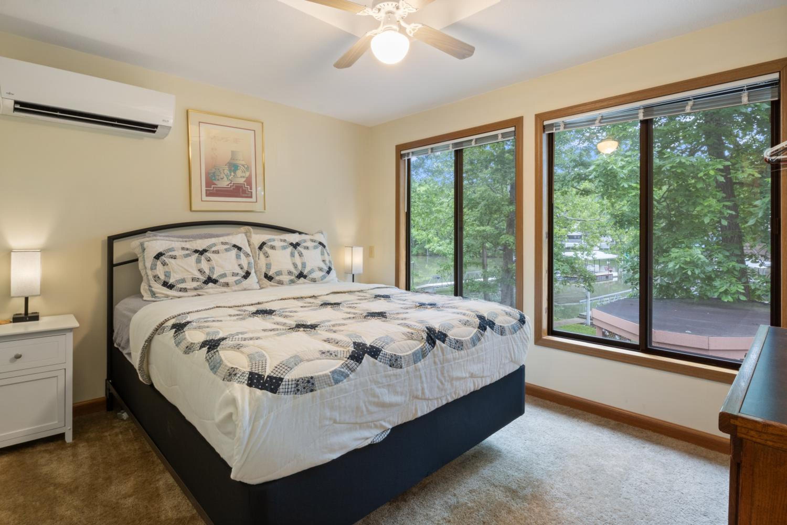 Lakefront Retreat w/ Private Dock, Kayaks, Swim Mat & Lake Views