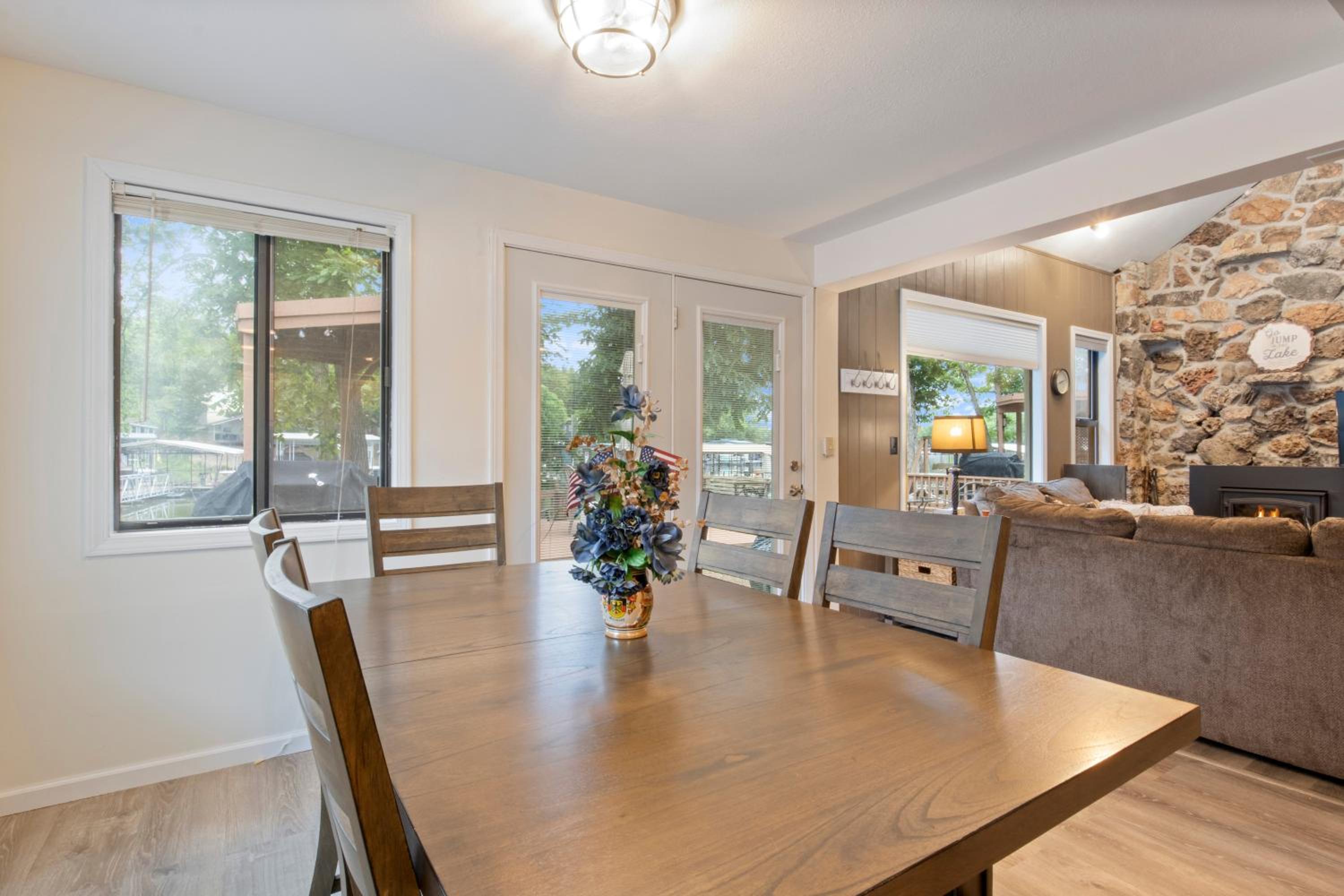 Lakefront Retreat w/ Private Dock, Kayaks, Swim Mat & Lake Views