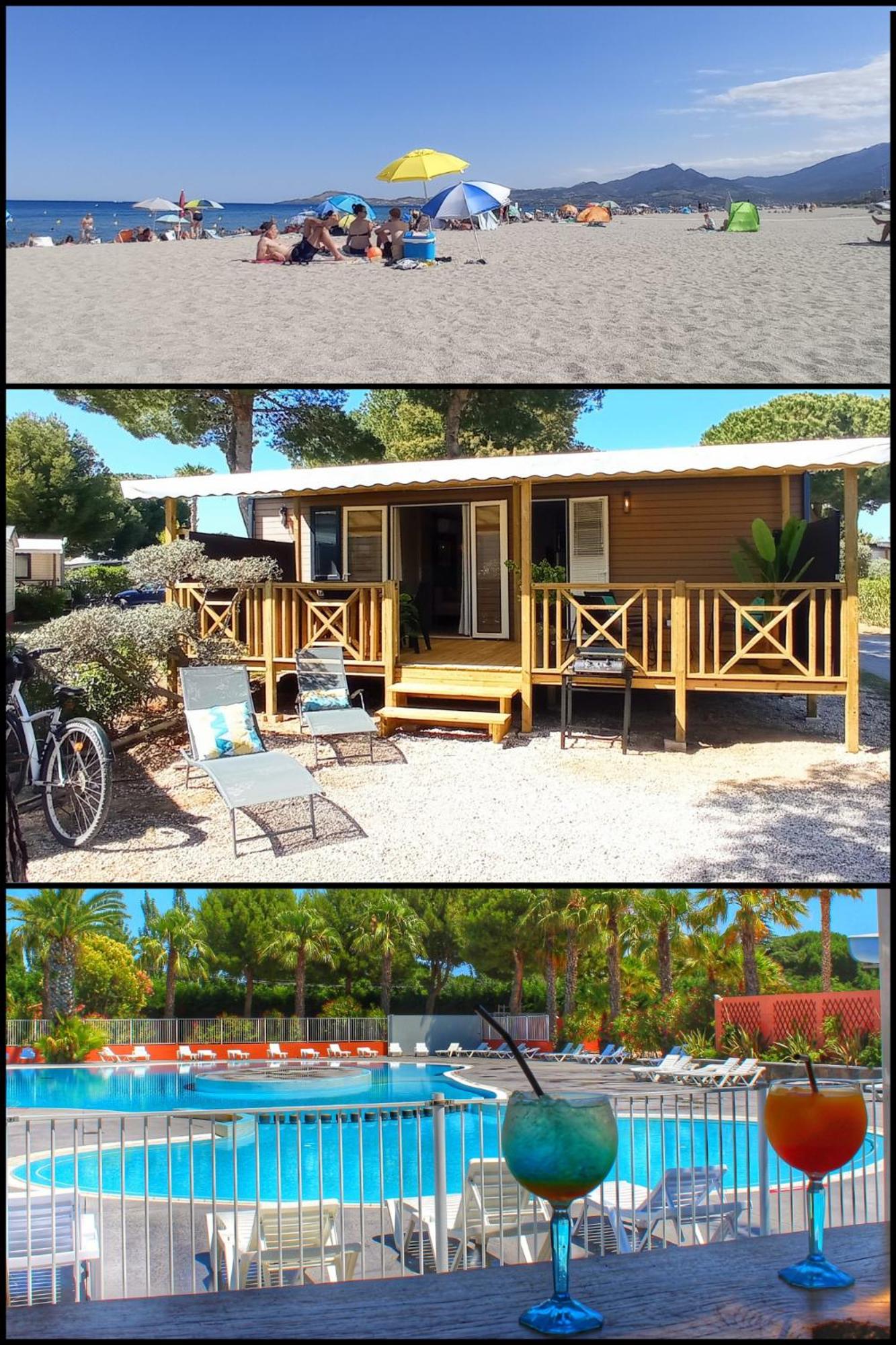 HappyMobilhome Argelès-sur-mer -plage à 500m- Camping 4 étoiles Del Mar