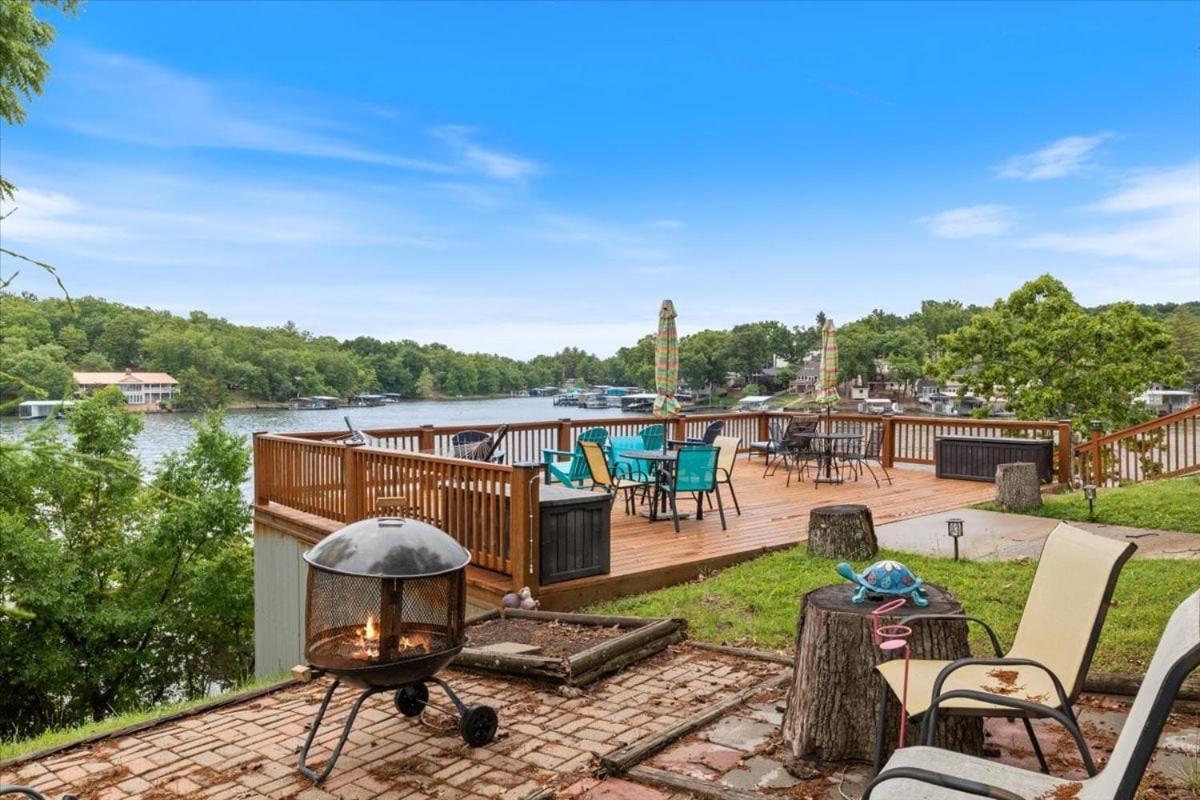 Lakefront Fishing Retreat w/ Dock, Hot Tub & Deck Views