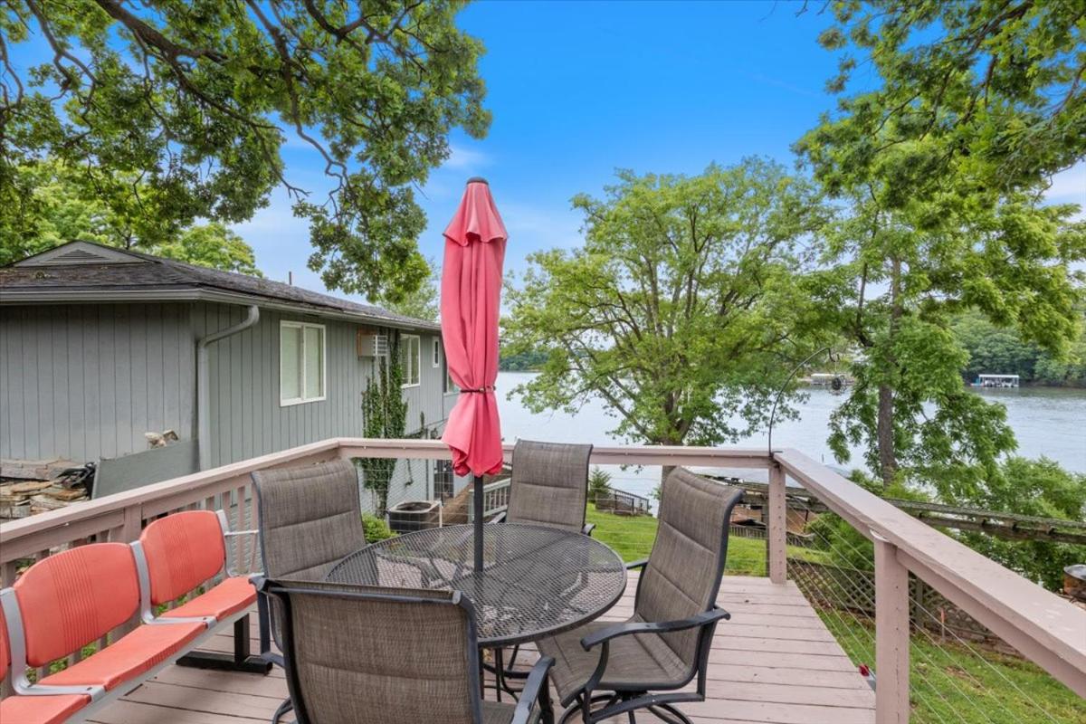 Lakefront Fishing Retreat w/ Dock, Hot Tub & Deck Views