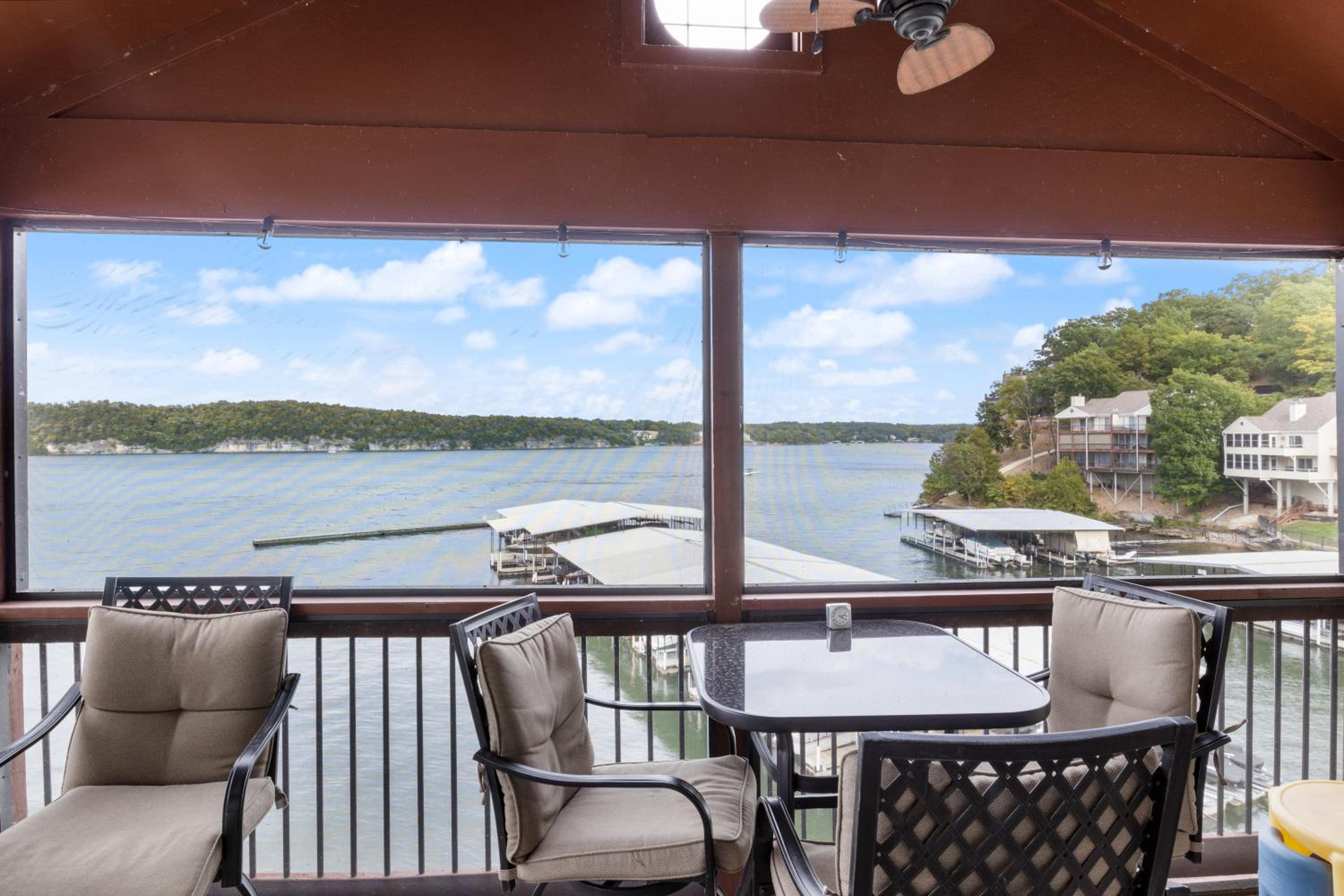 Poolside Condo with Amazing Lake Views & Design