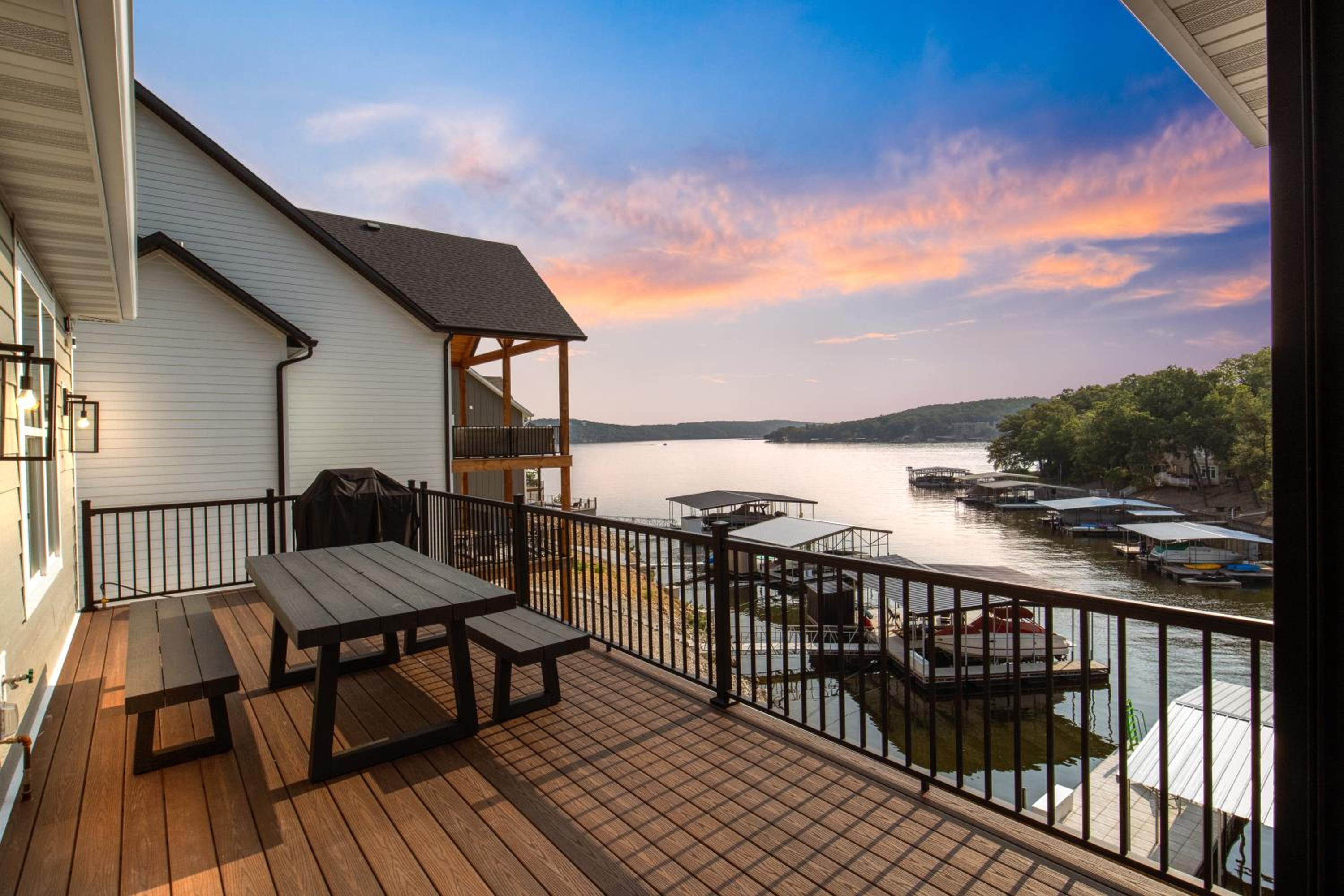 Lakefront Home w/ Arcade Games, Wet Bar, Dock, Workspace & Stunning Views