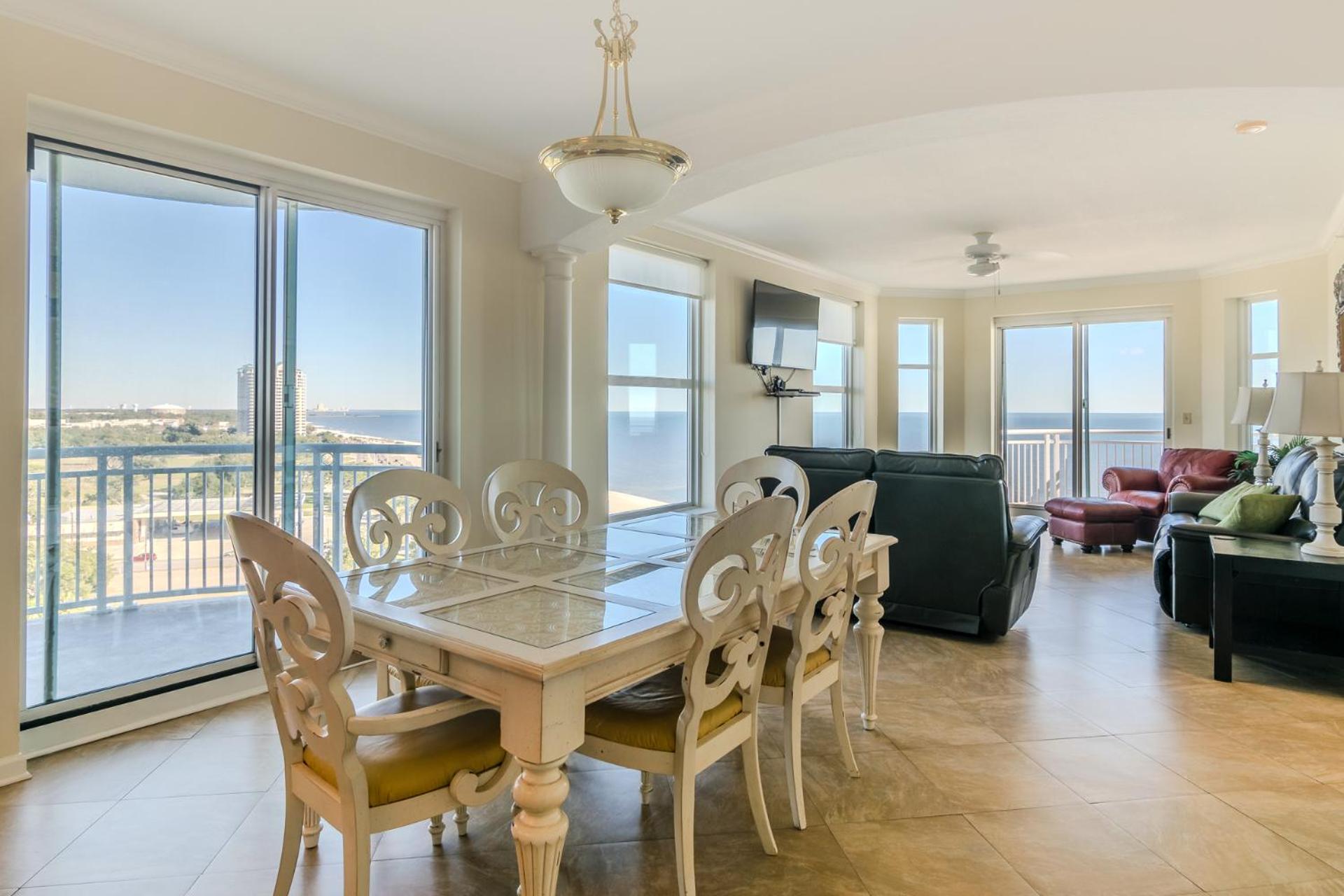 Spacious Beachview End Unit in Legacy Tower 1 -1101 - 3 bedroom 3 bath condo