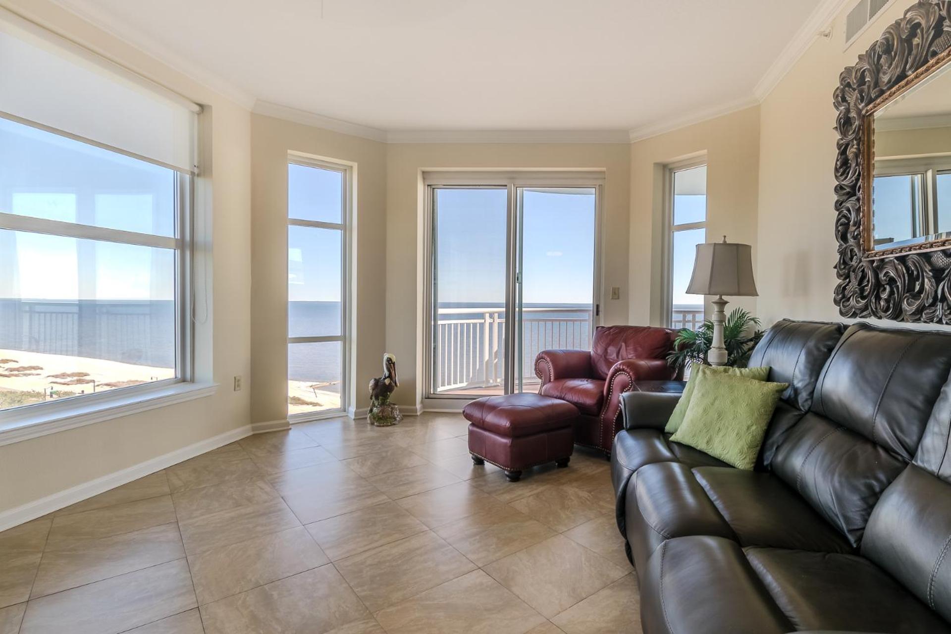 Spacious Beachview End Unit in Legacy Tower 1 -1101 - 3 bedroom 3 bath condo