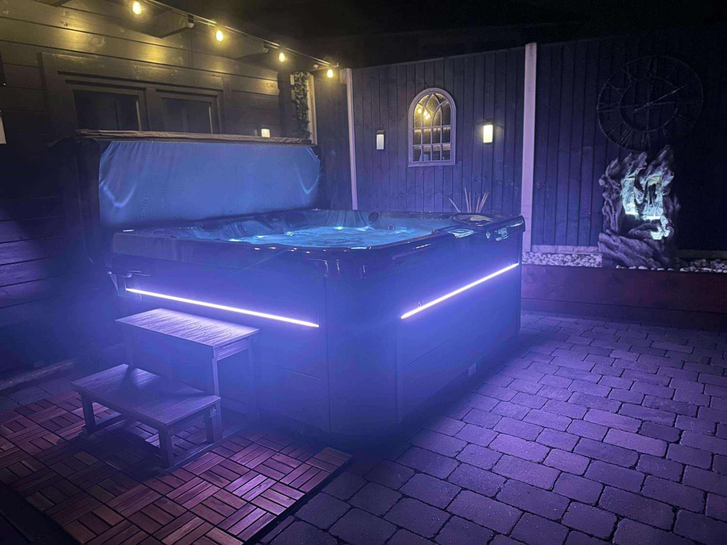 Modern Retreat with Hot Tub and Cinema