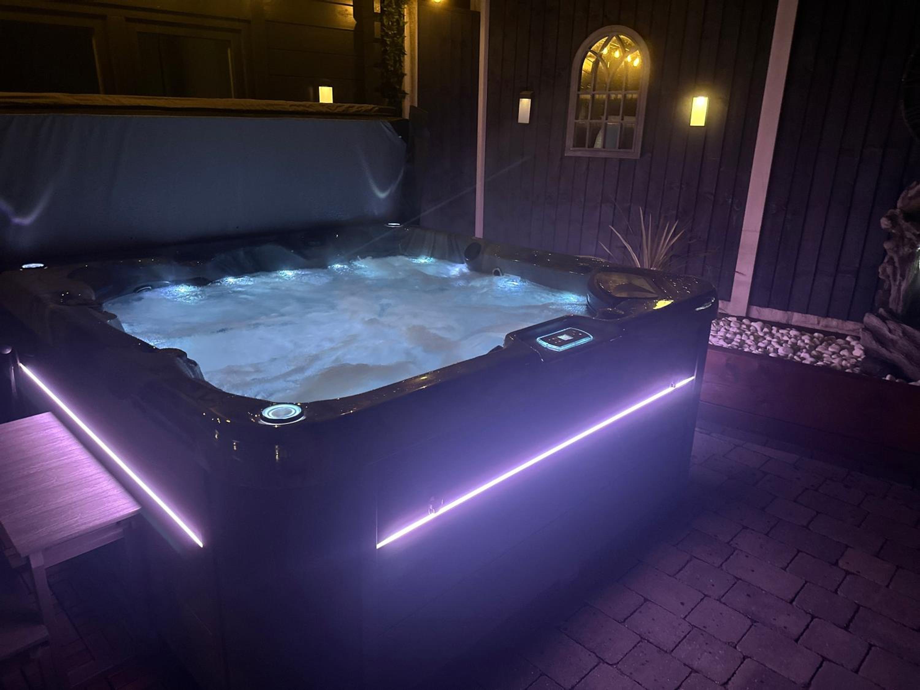 Modern Retreat with Hot Tub and Cinema