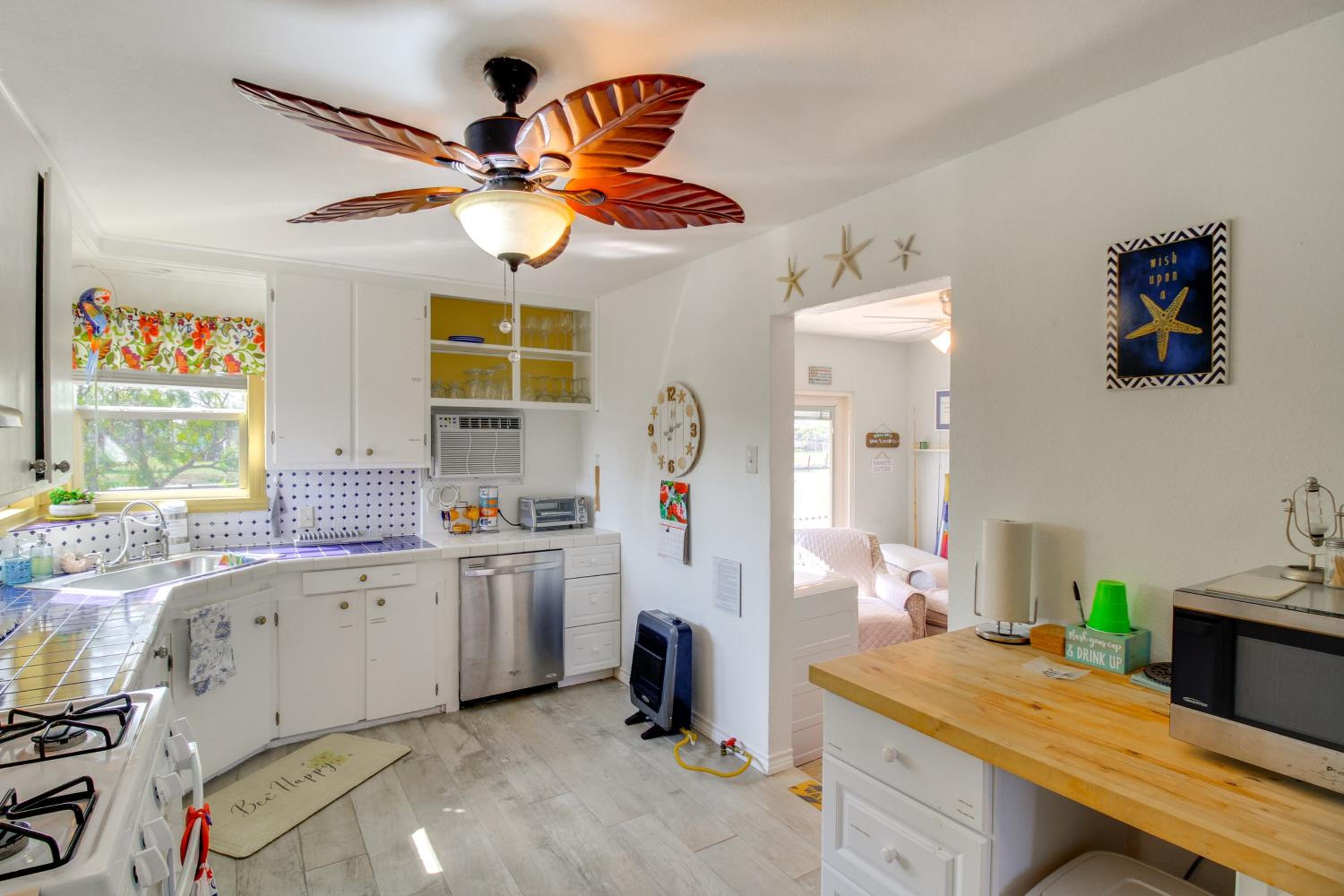 Canal-Front Home with Deck 6 Mi to Rockport Beach