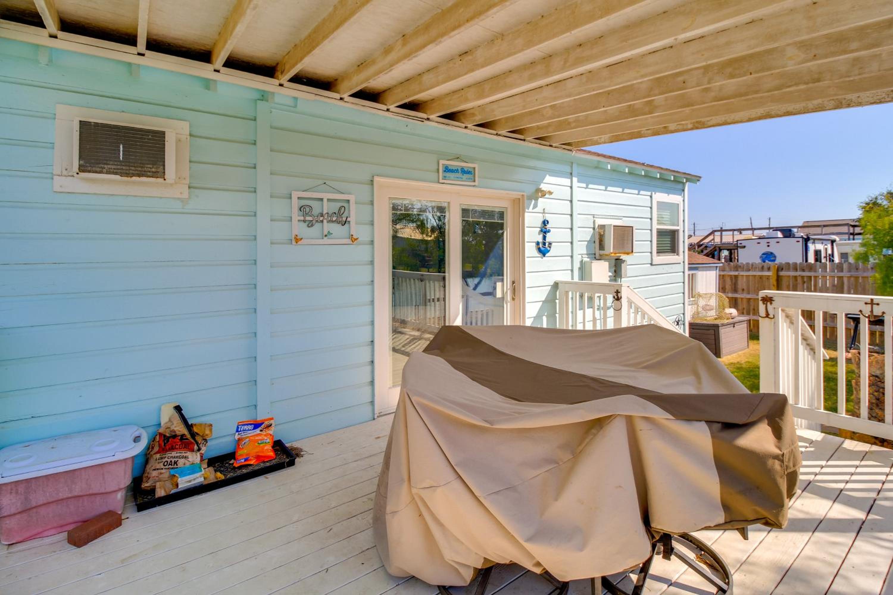 Canal-Front Home with Deck 6 Mi to Rockport Beach