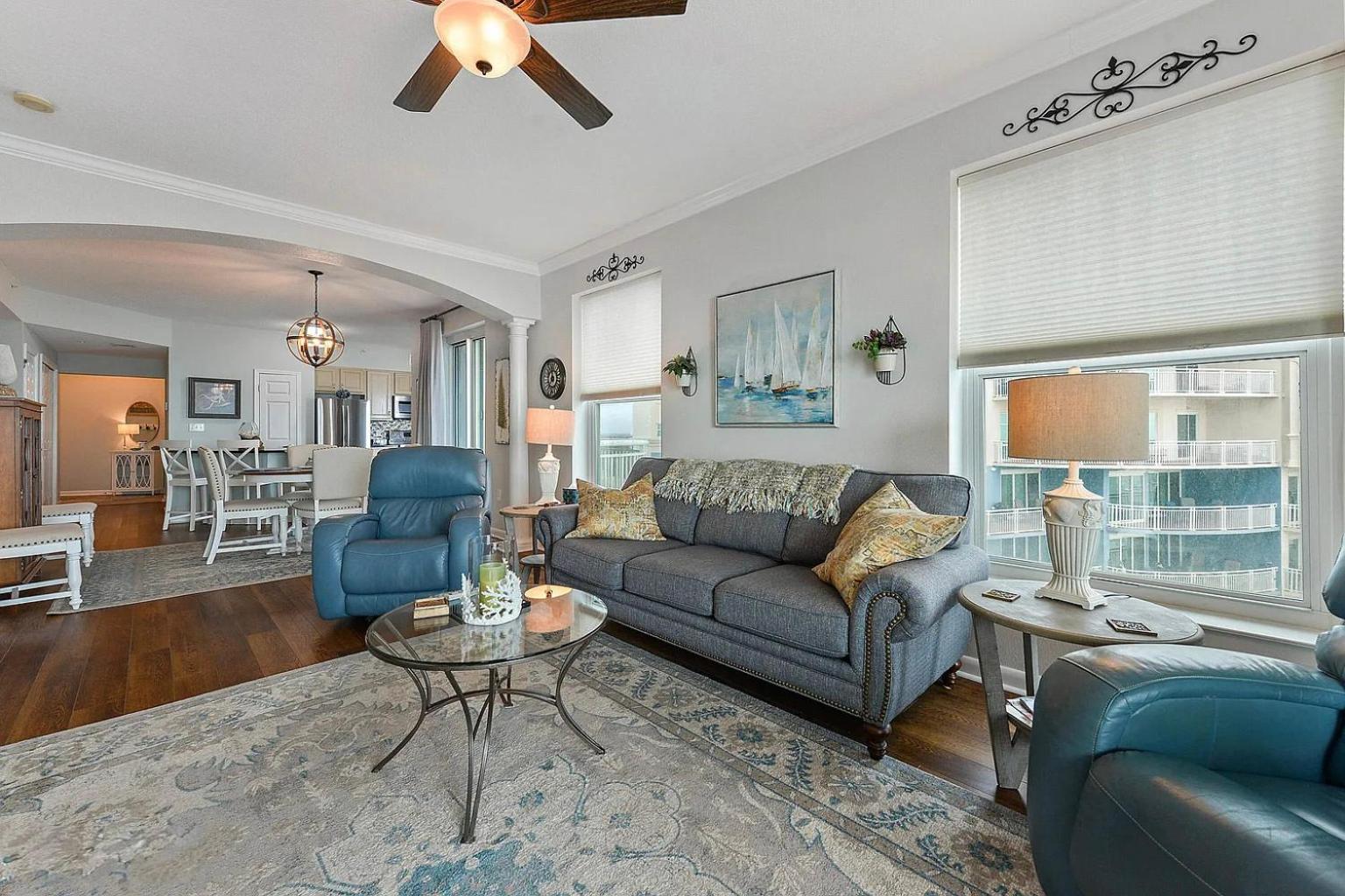 Spacious Beach View, End Unit in Legacy Tower 2-1301 - 3 Bedroom 3 Bath Condo