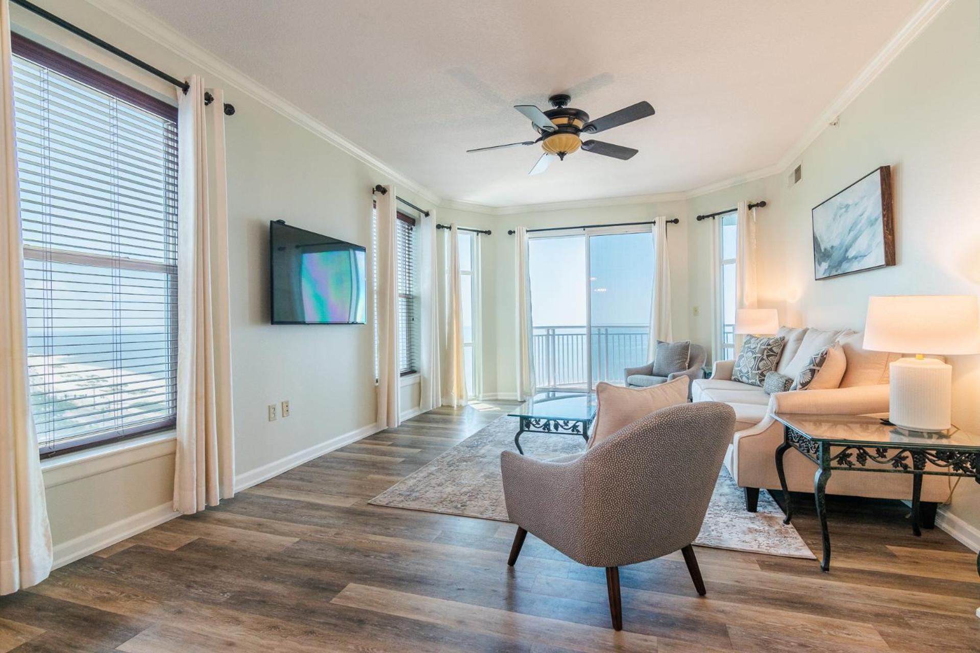 Spacious Beachview End Unit in Legacy Tower 2 -1101 - 3 bedroom 3 bath condo