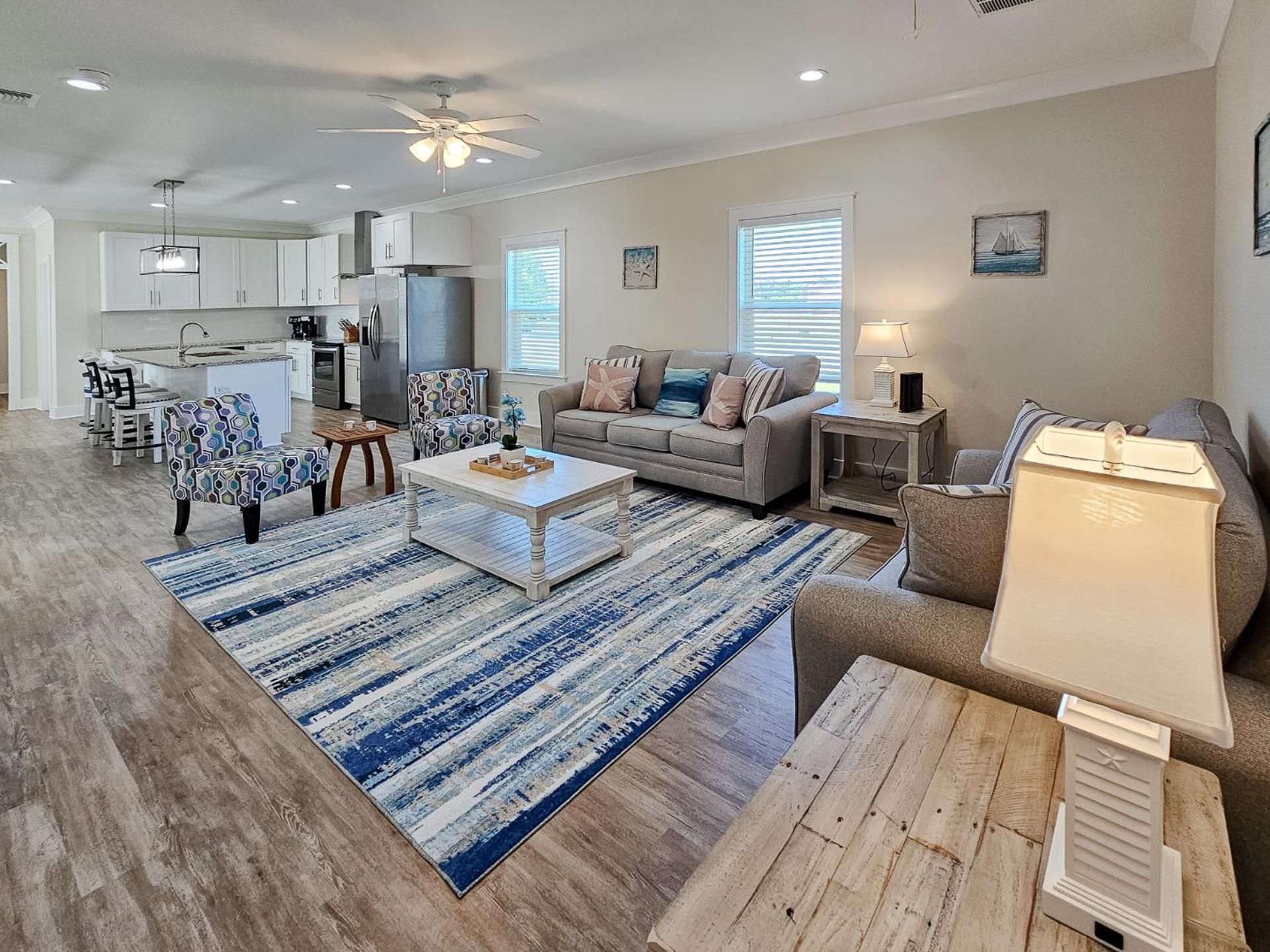 Brand New Home with Beach Views! Fully furnished 3 bedroom home in Gulfport