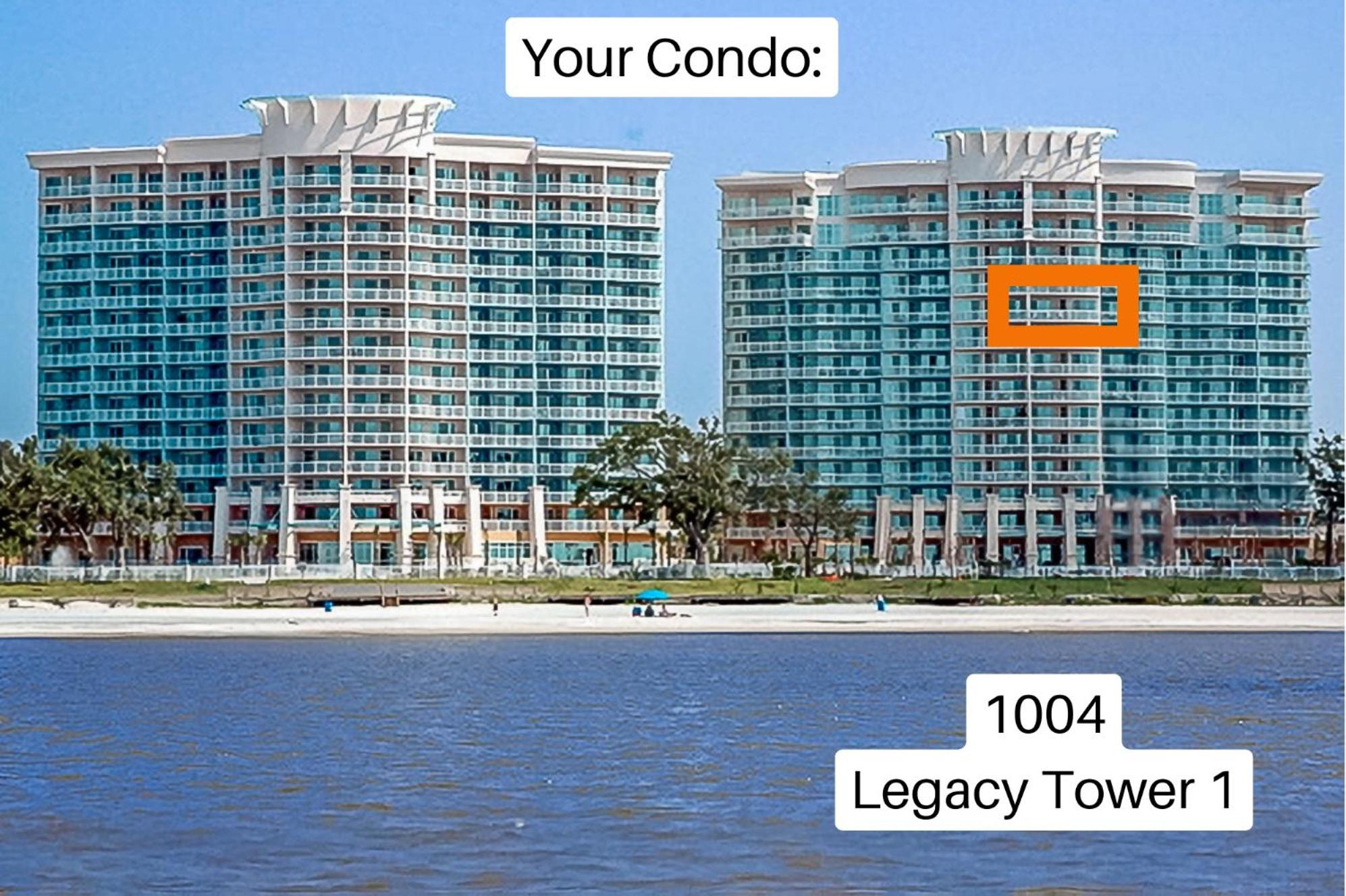 Beachview Condo in Legacy Tower 1-1004 - fully furnished 3 bedroom 2 bathroom