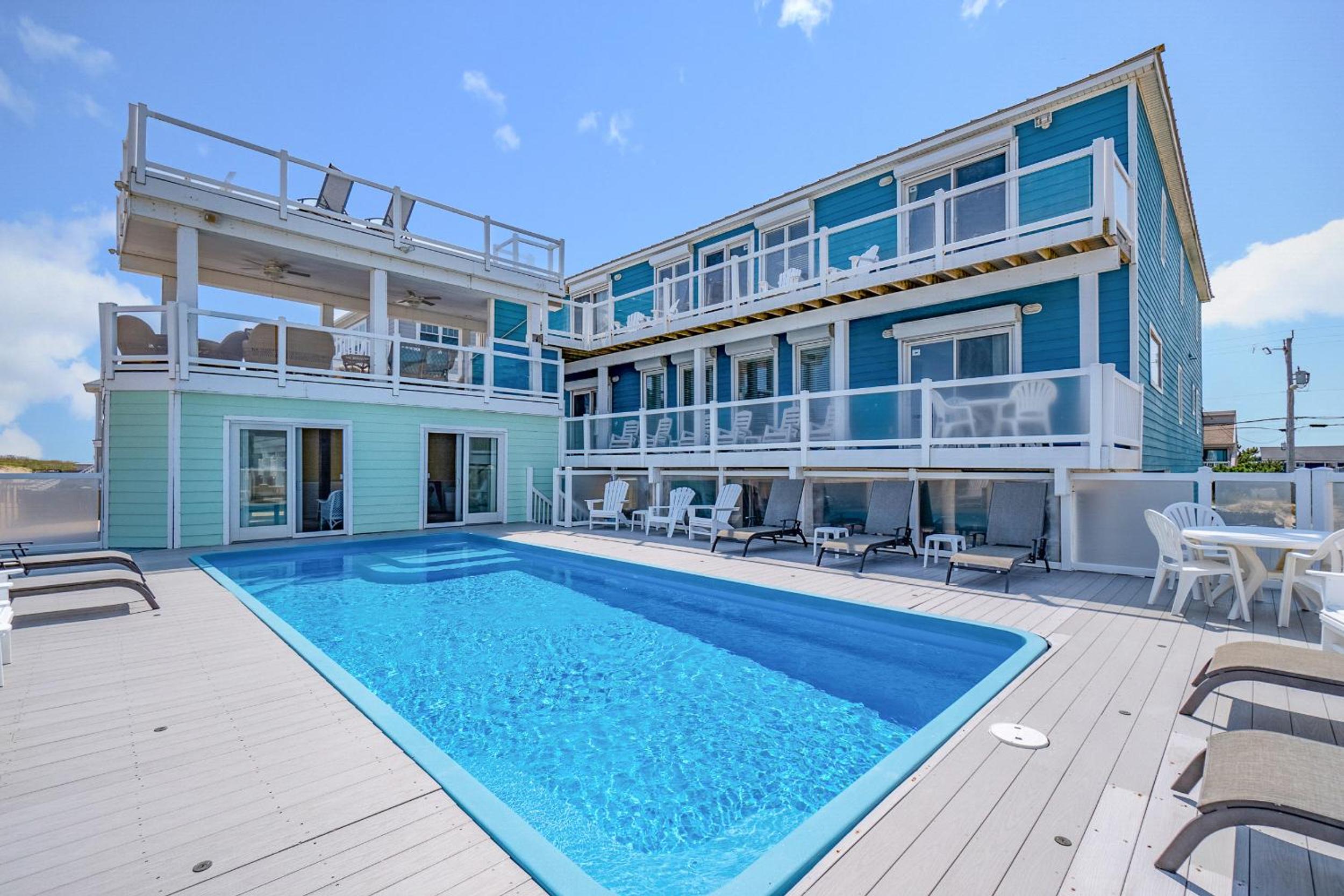 Breathtaking Oceanfront Views! Sandbridge Home