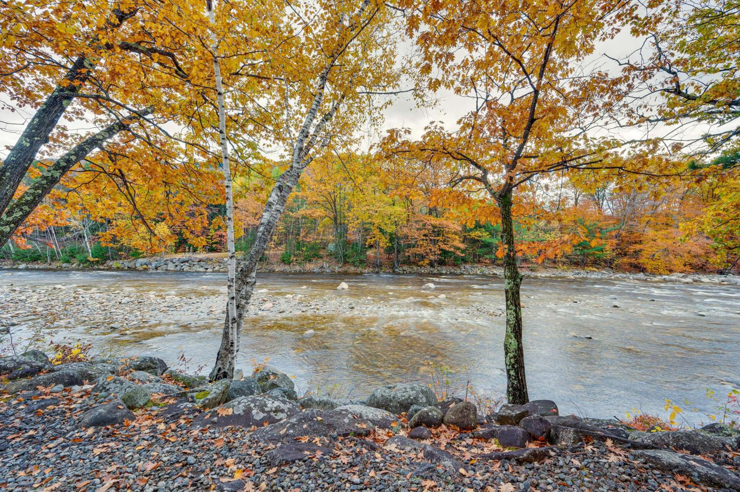Ski, Hike and Unwind! Riverfront Getaway in Lincoln