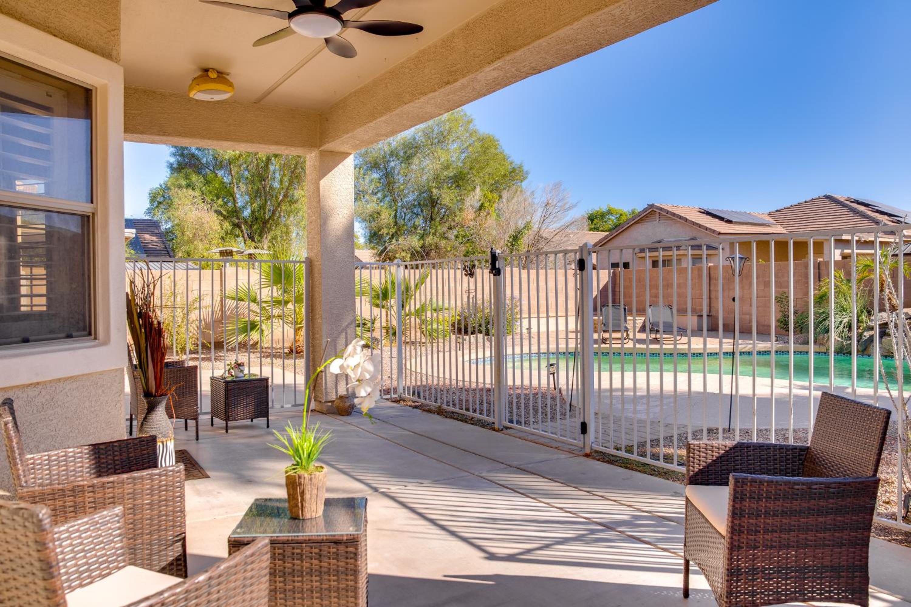 Close to Hospitals Goodyear Family Home with Pool!