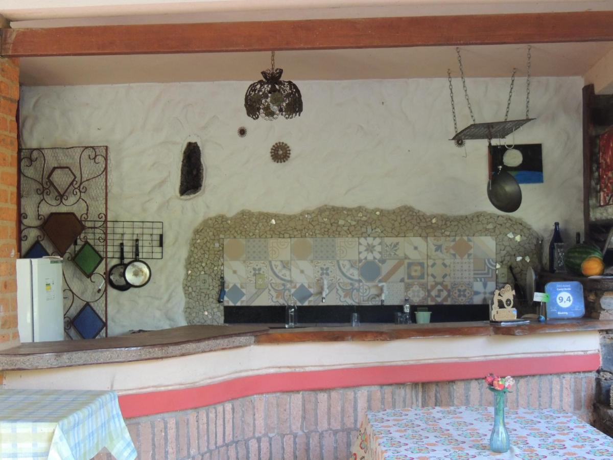 outdoor BBQ area