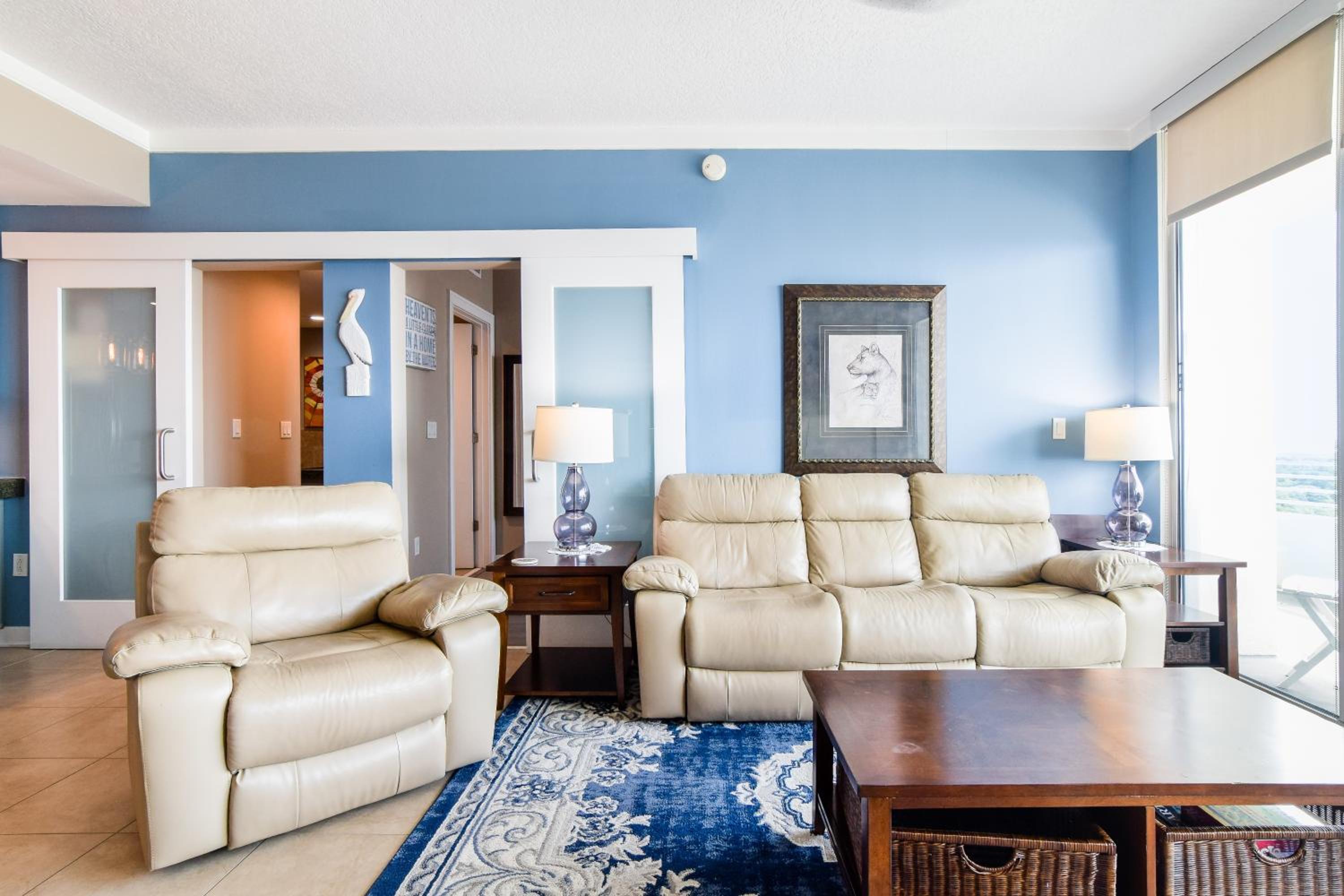 Beautiful 15th floor 2 bedroom, 2 bath condo at The Ocean Club!