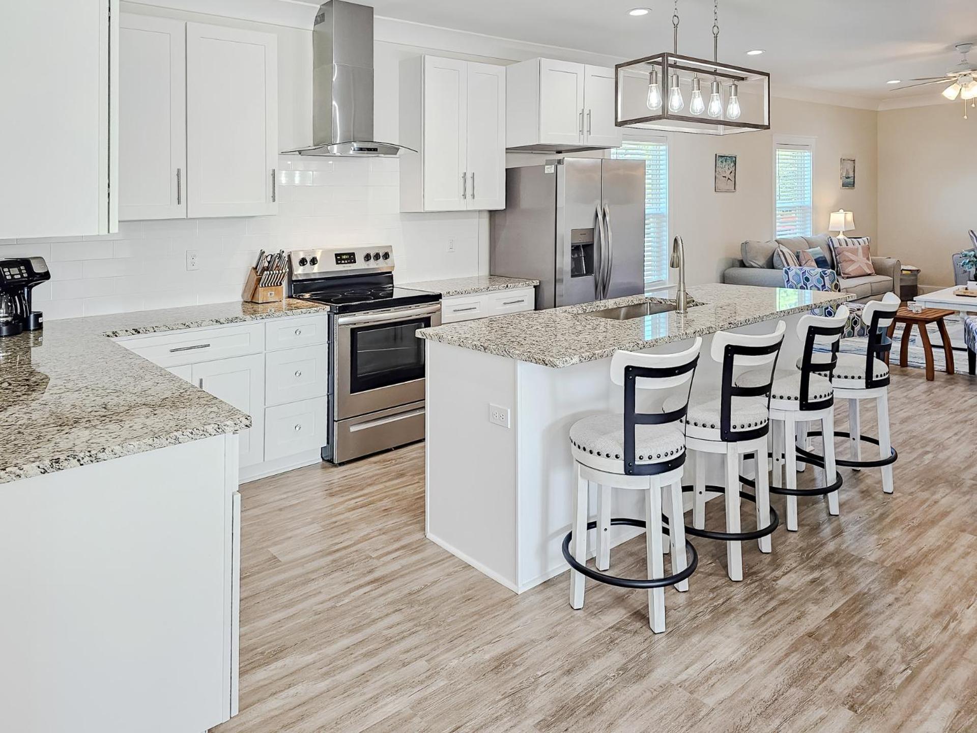 Brand New Home with Beach Views! Fully furnished 3 bedroom home in Gulfport