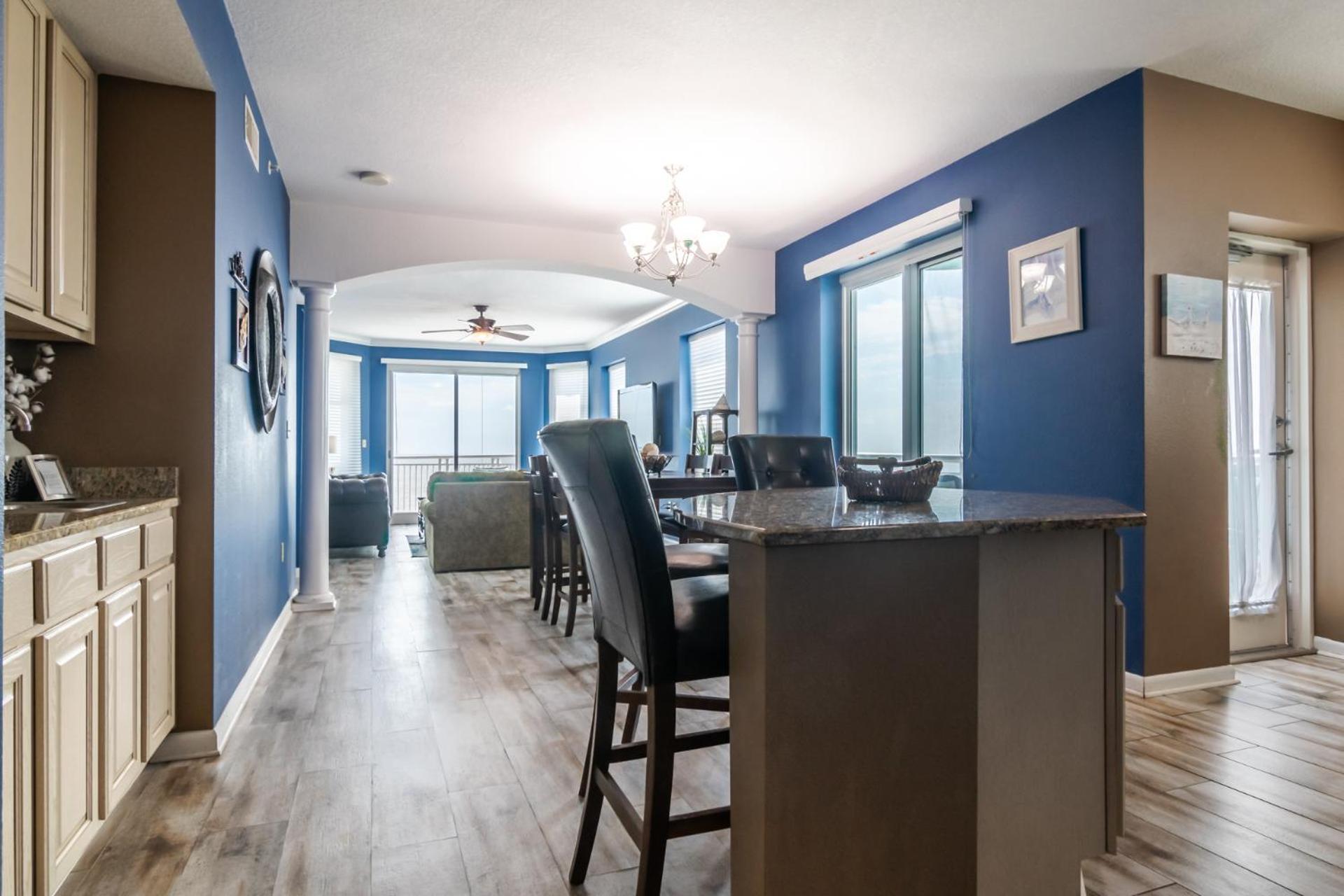 Spacious Beachview End Unit in Legacy Tower 2 -809 - 3 bedroom 3 bath condo