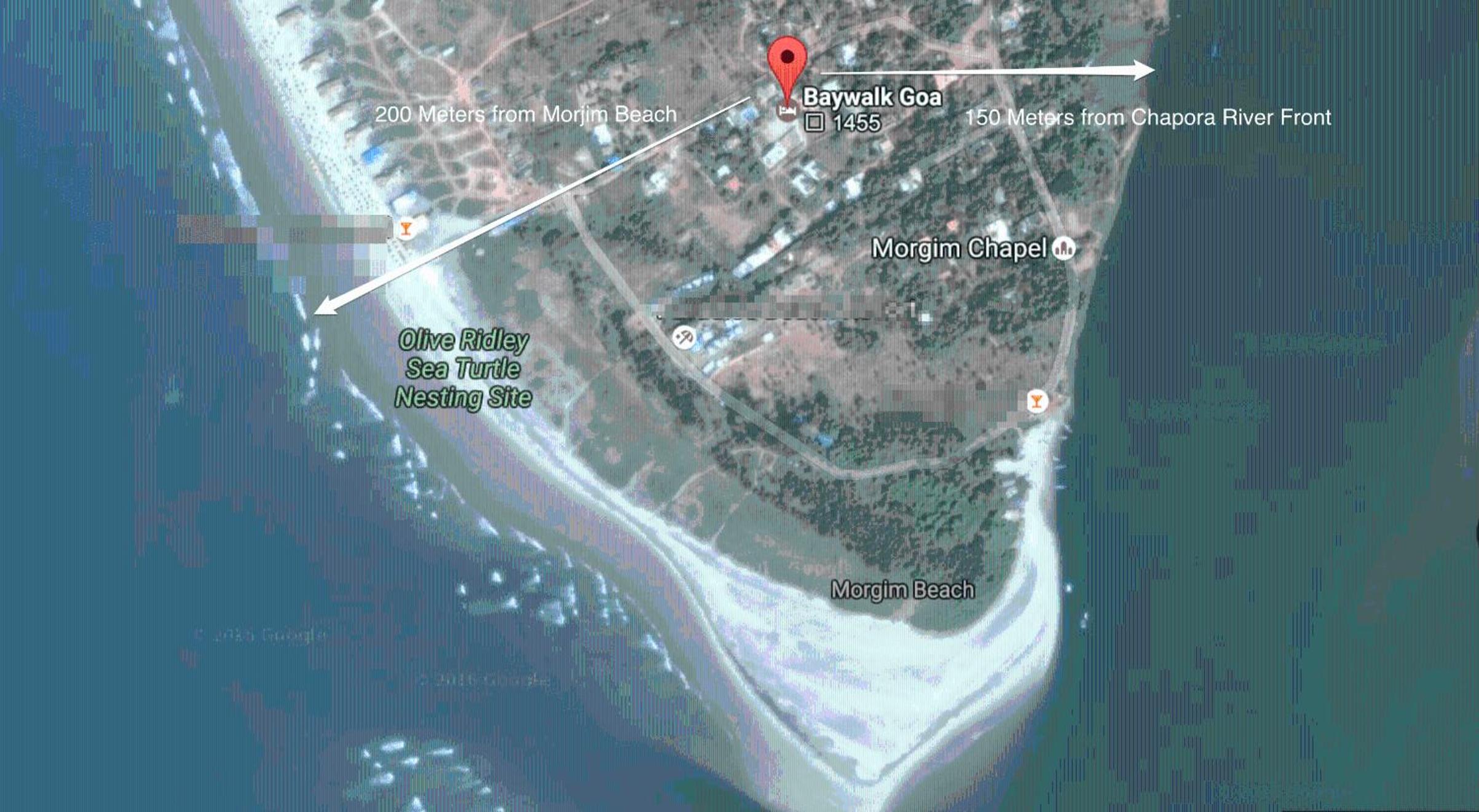 Villa Baywalk Goa - 200 meters from Morjim Beach