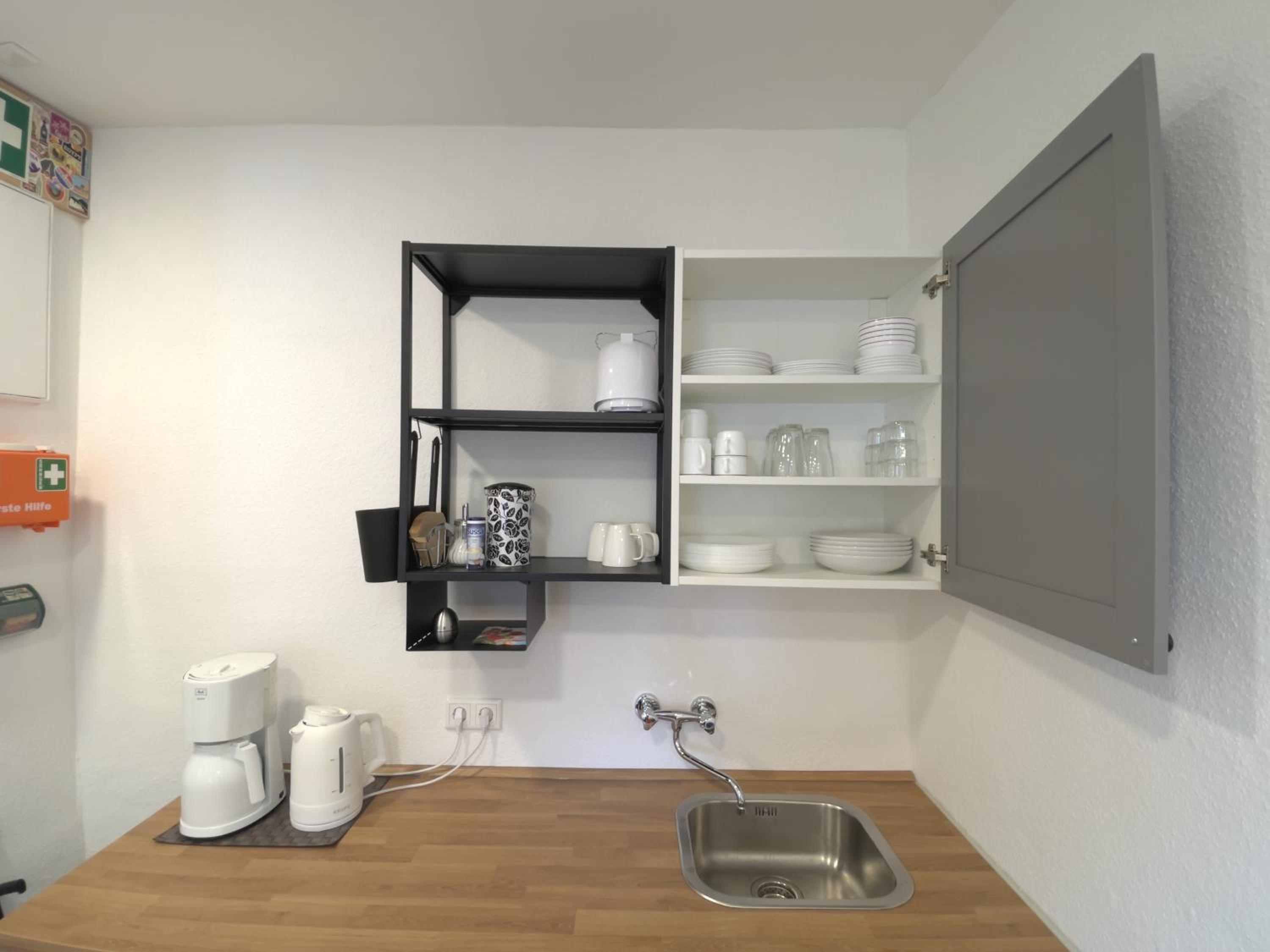 Jans 4 Personen Apartment Herten NRW Veltins Arena Küche P WLAN mit Code