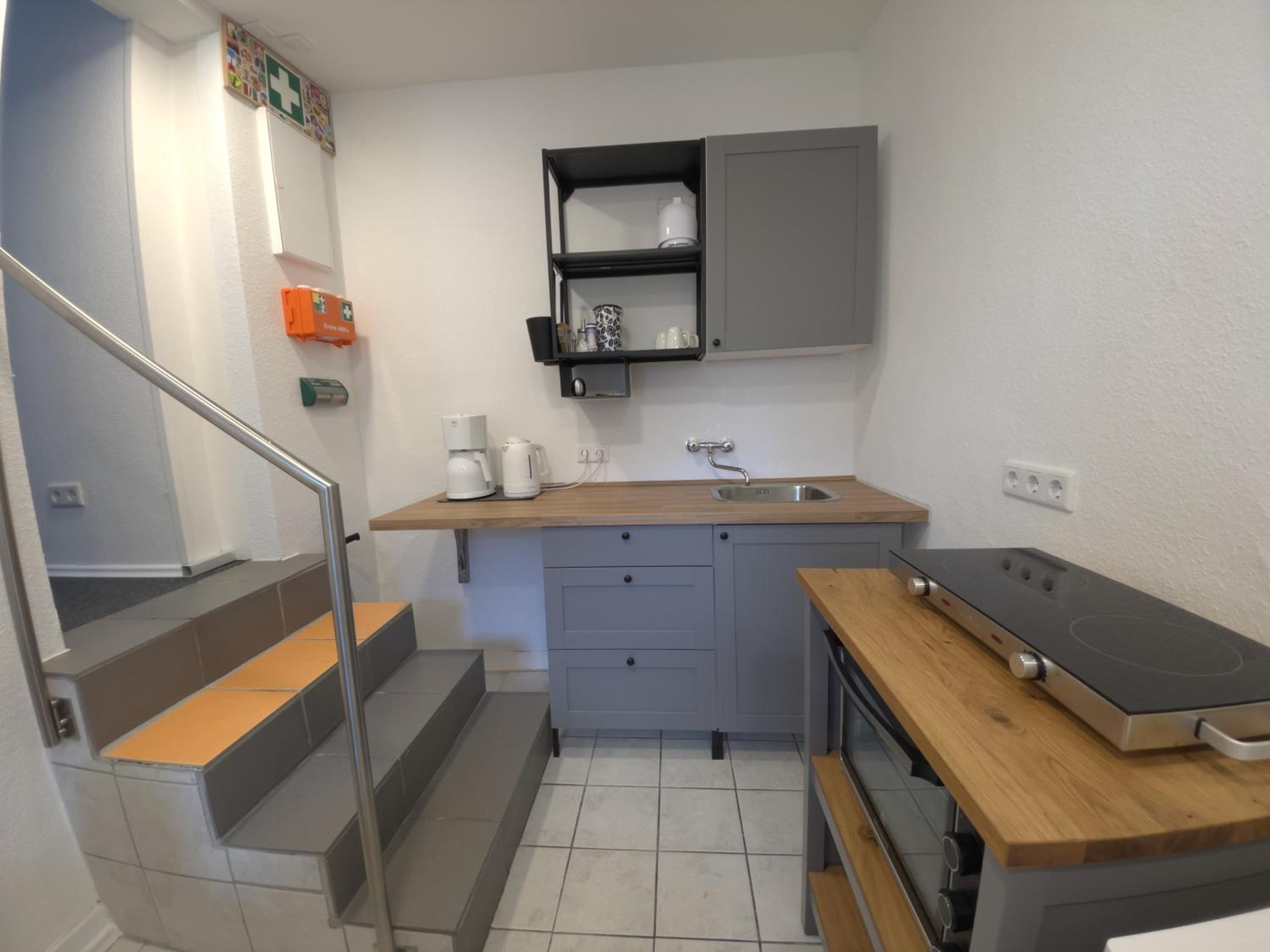 Jans 4 Personen Apartment Herten NRW Veltins Arena Küche P WLAN mit Code