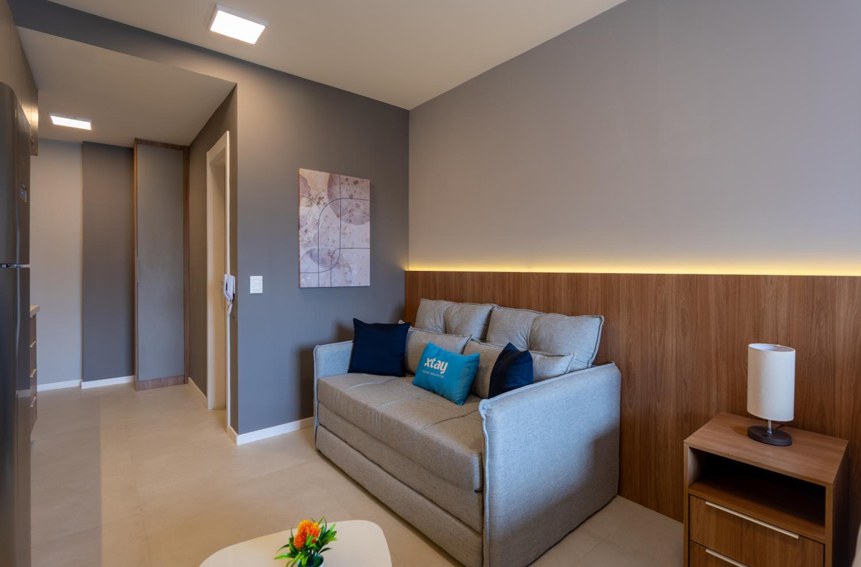 Upper West Perdizes by Xtay - Allianz Parque 500 m away: modern studio with kitchen and city view