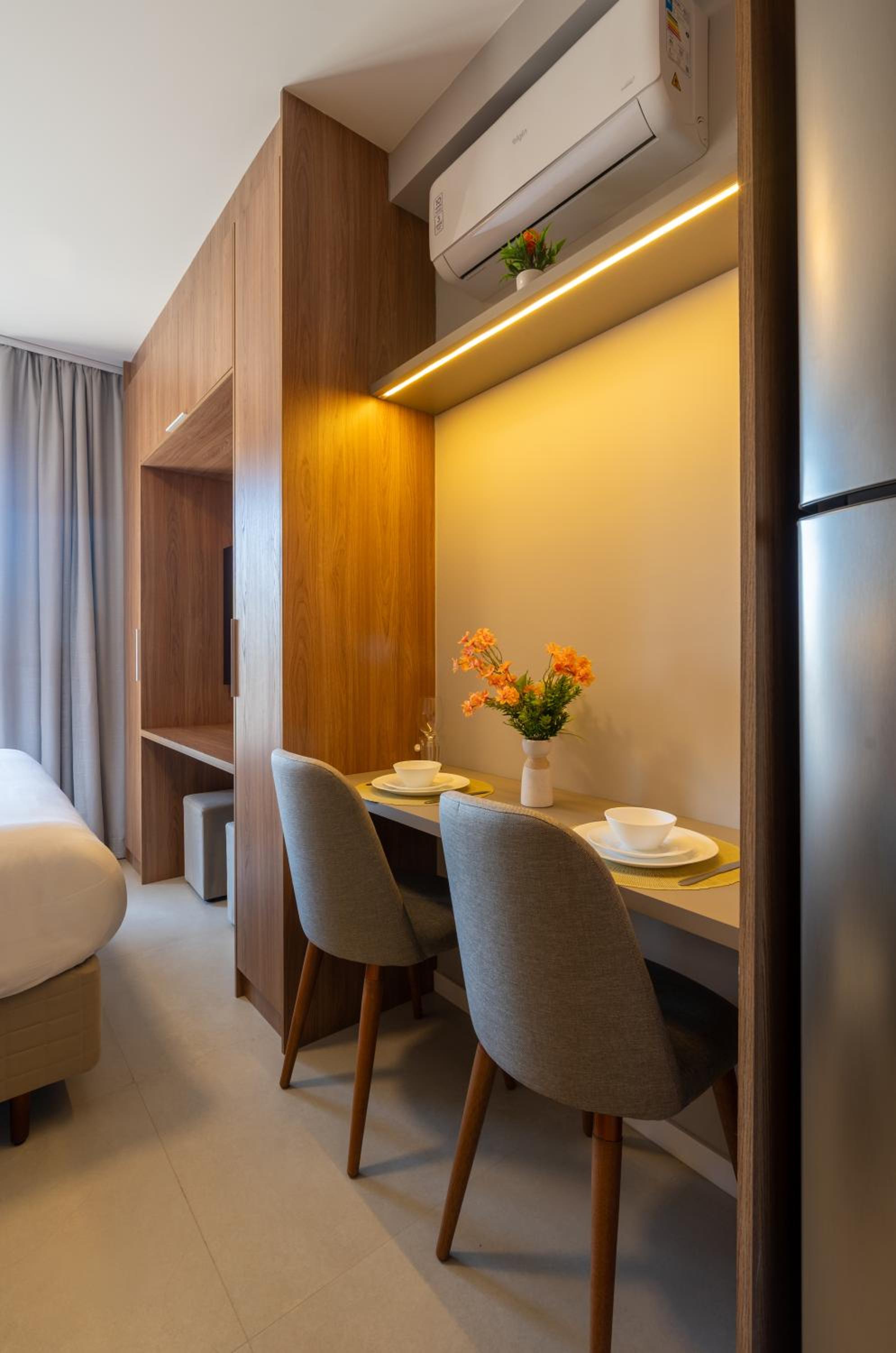 Upper West Perdizes by Xtay - Allianz Parque 500 m away: modern studio with kitchen and city view