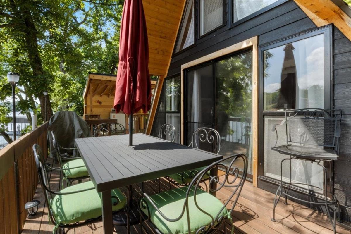 Pet Friendly A Frame w/ Private Dock & Great Lake Views