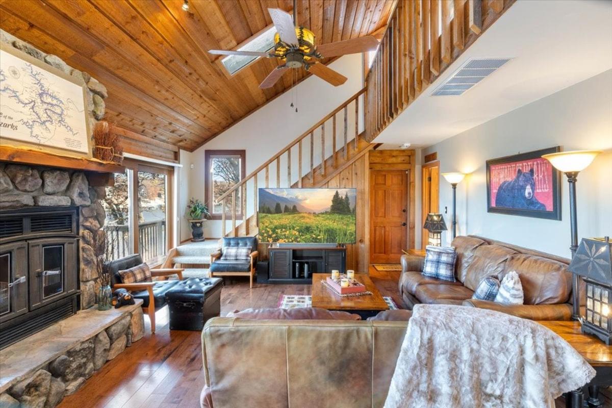 Cozy Digs Lake Lodge w/ 2 Decks, Game Room, Private Dock & Boat Slip
