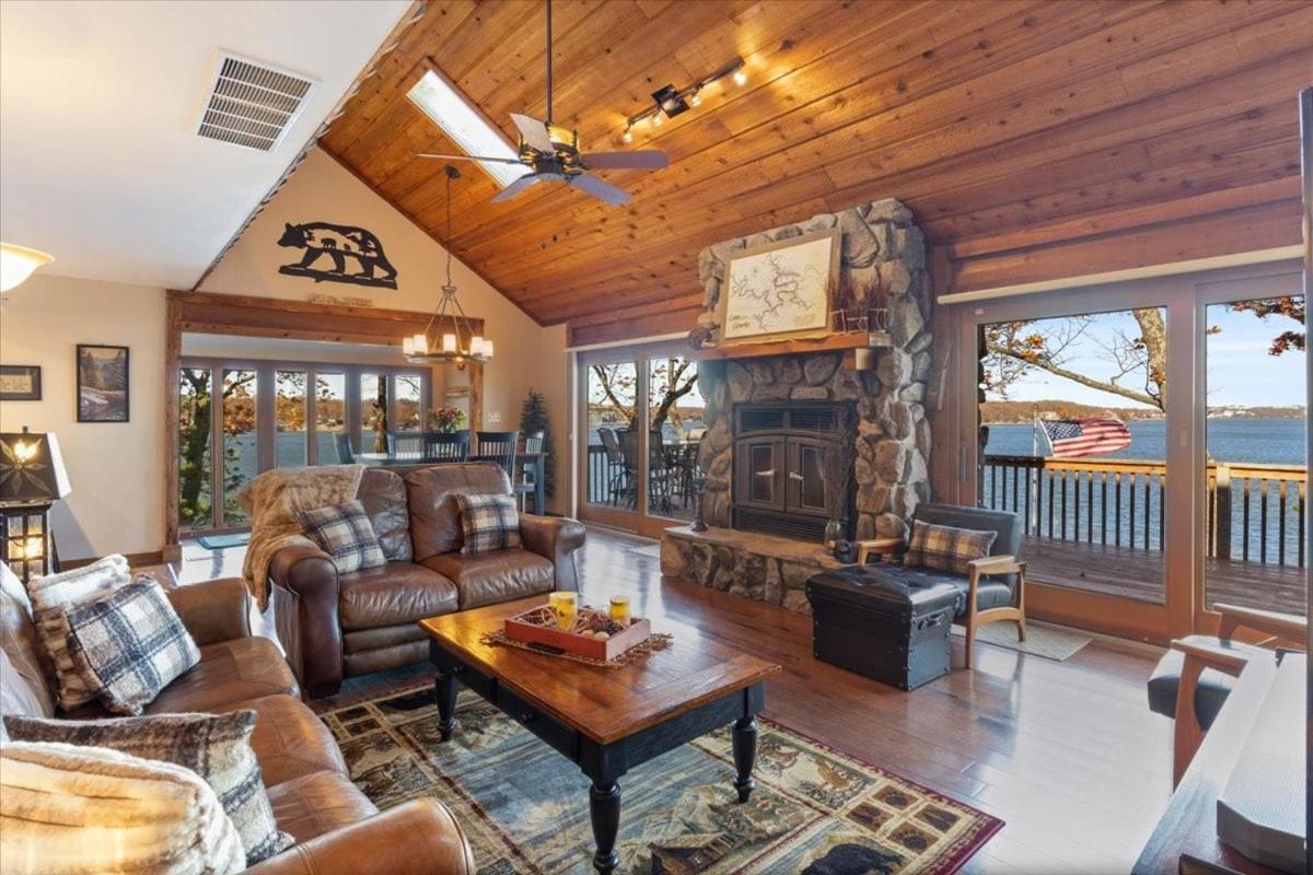 Cozy Digs Lake Lodge w/ 2 Decks, Game Room, Private Dock & Boat Slip